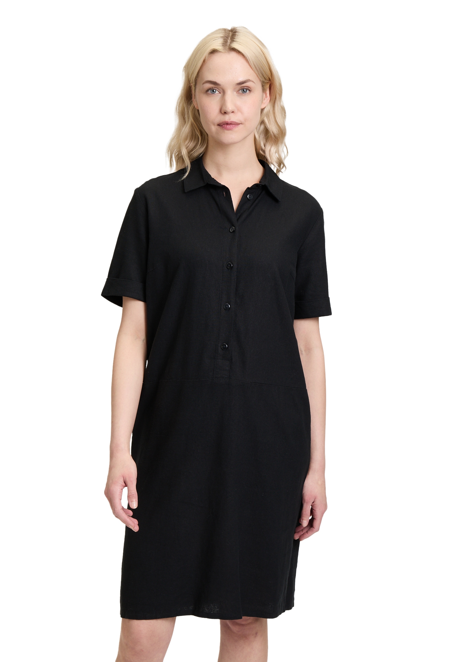 Betty Barclay Hemdblusenkleid »Leinenkleid mit Knopfleiste«