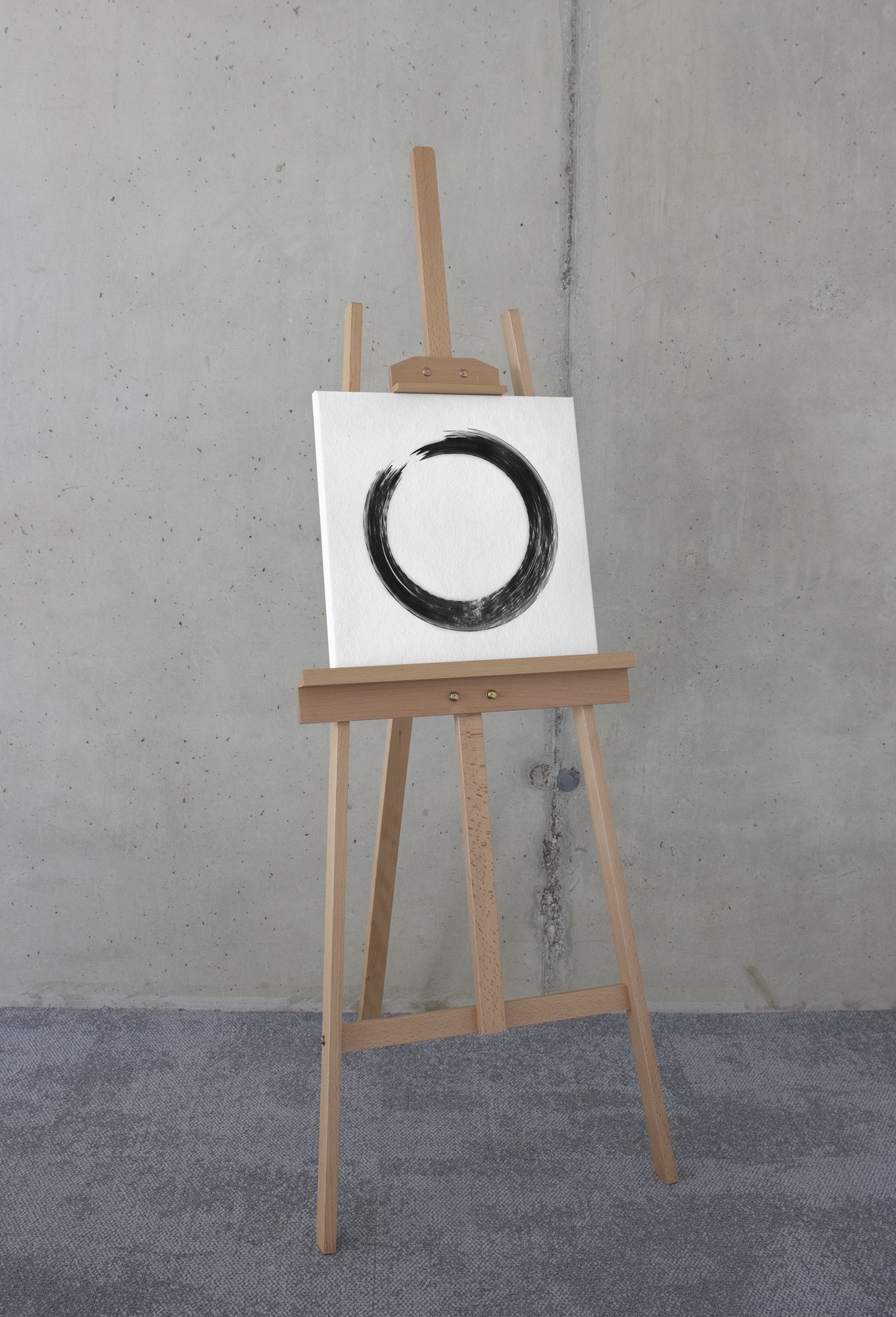 Komar Leinwandbild »Circular - Größe 40 x 40 cm« Natur 1 Stk. tlg. Keilrahmenbild mi Echtholzrahmen