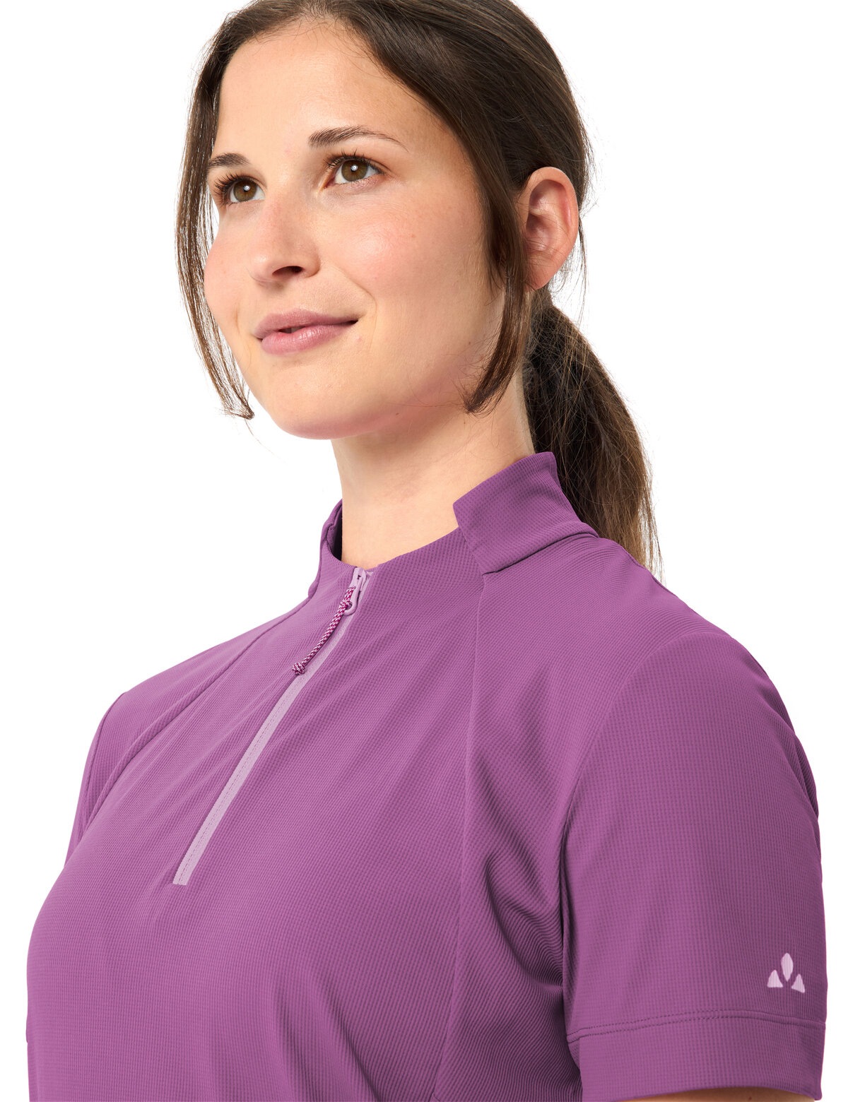VAUDE Radtrikot »WOMEN'S ADLUX HZ SHIRT« für Radfahren, für Erwachsene, sportliche Passform