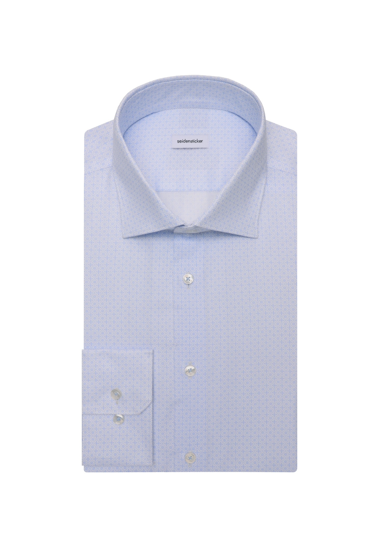 seidensticker Businesshemd »Schwarze Rose« Slim 1/1 Kentkragen Druck