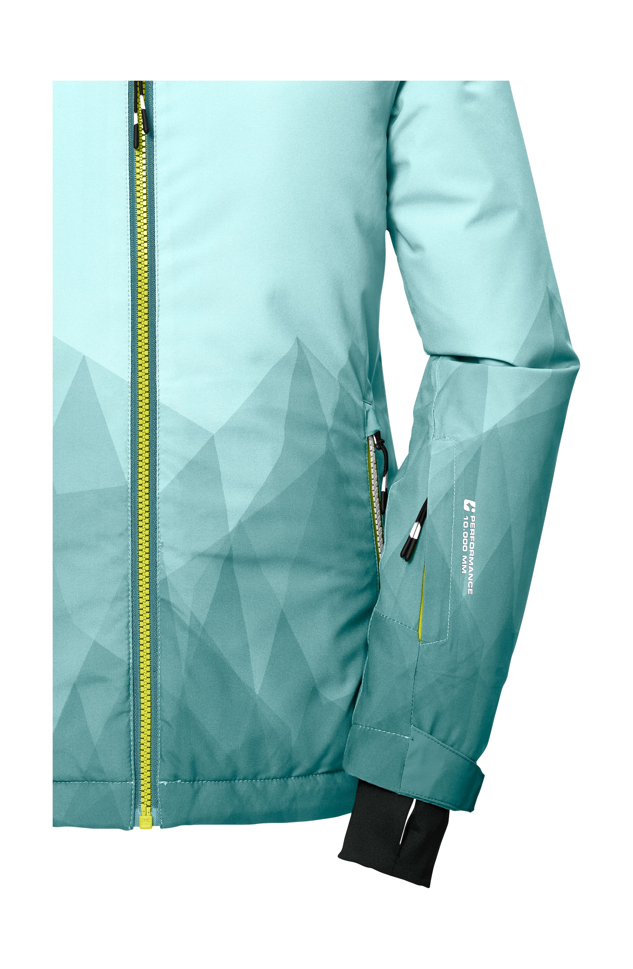 Killtec Skijacke »KSW 328 GRLS SKI JCKT« Wasser- und winddichte Mädchen-Winterjacke mit verstellbarer Kapuze