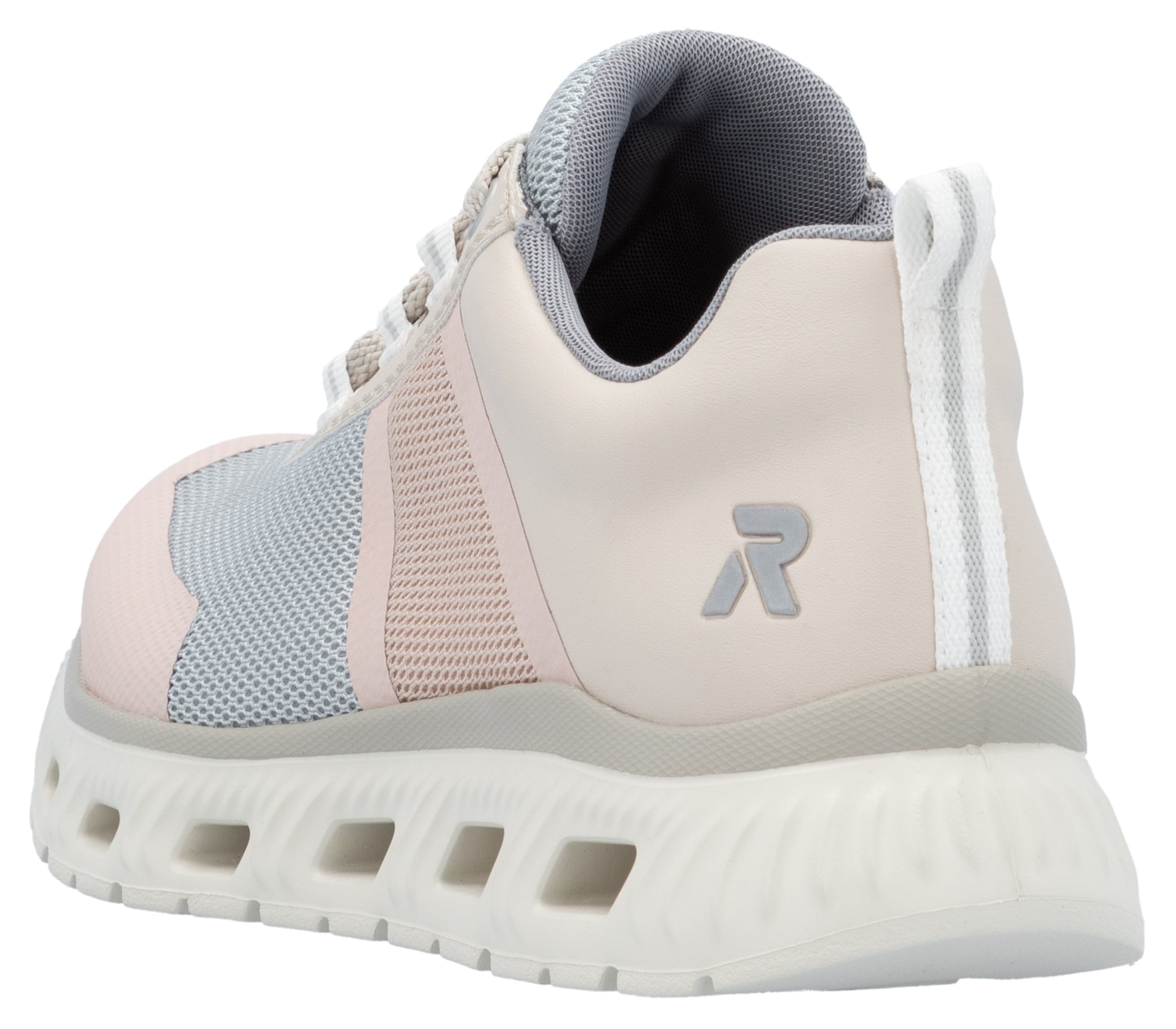 RIEKER Sport Sneaker, in veganer Verarbeitung, Freizeitschuh, Halbschuh, Schnürschuh