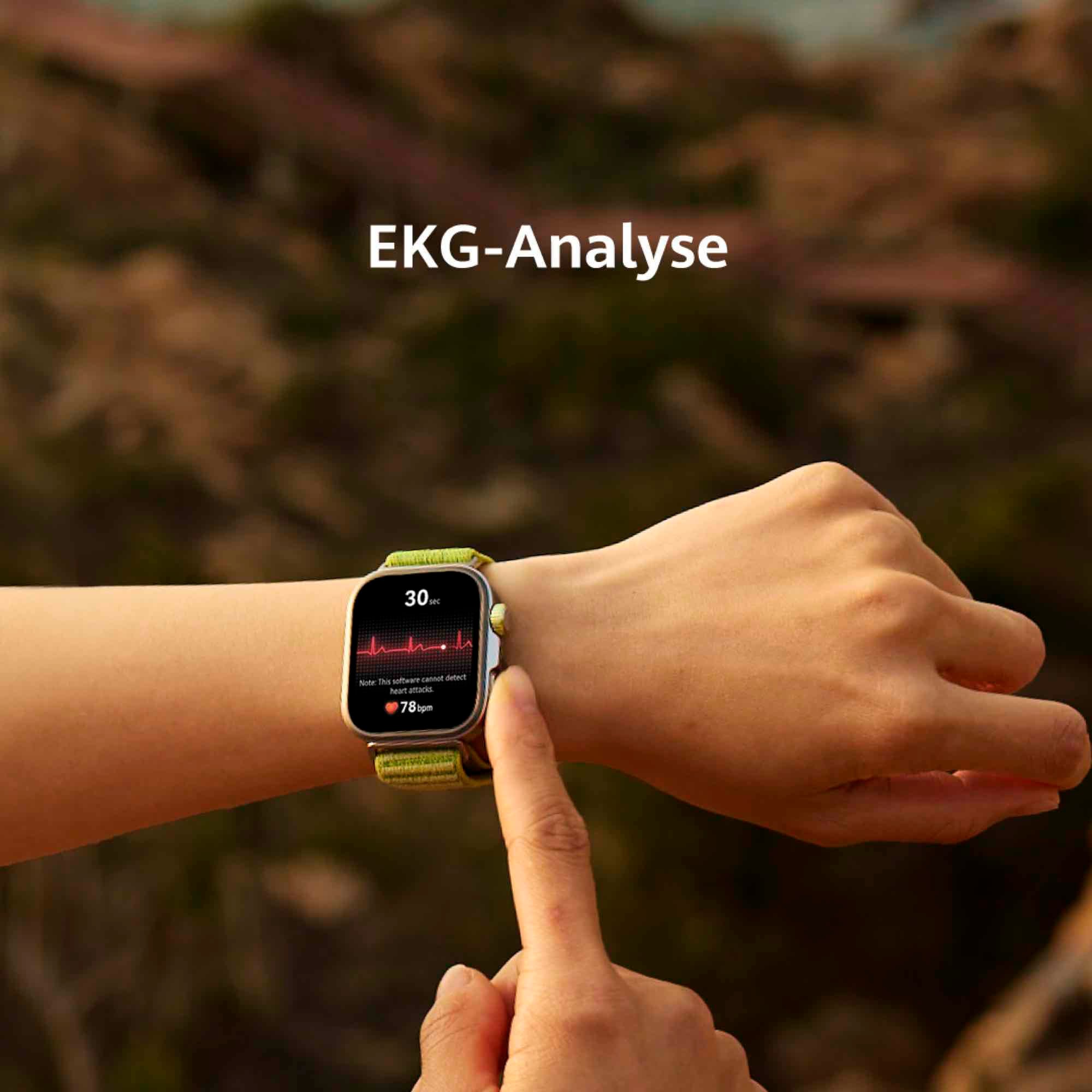 Huawei Smartwatch »WATCH FIT 4 Pro, 1,82 Zoll AMOLED-Farbdisplay«, (4,6 cm / 1,82 Zoll), 4,00 GB, Outdoor-Sport, Saphirglas und Titan, bis zu 10 Tage Akkulaufzeit)