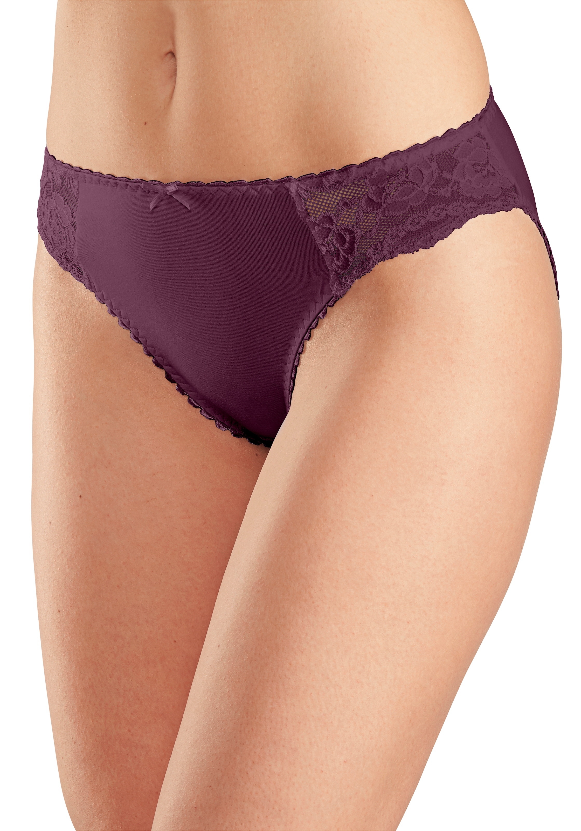 petite fleur by Lascana Jazz-Pants Slips 3er-Pack,  aus elastischer Baumwoll-Qualität