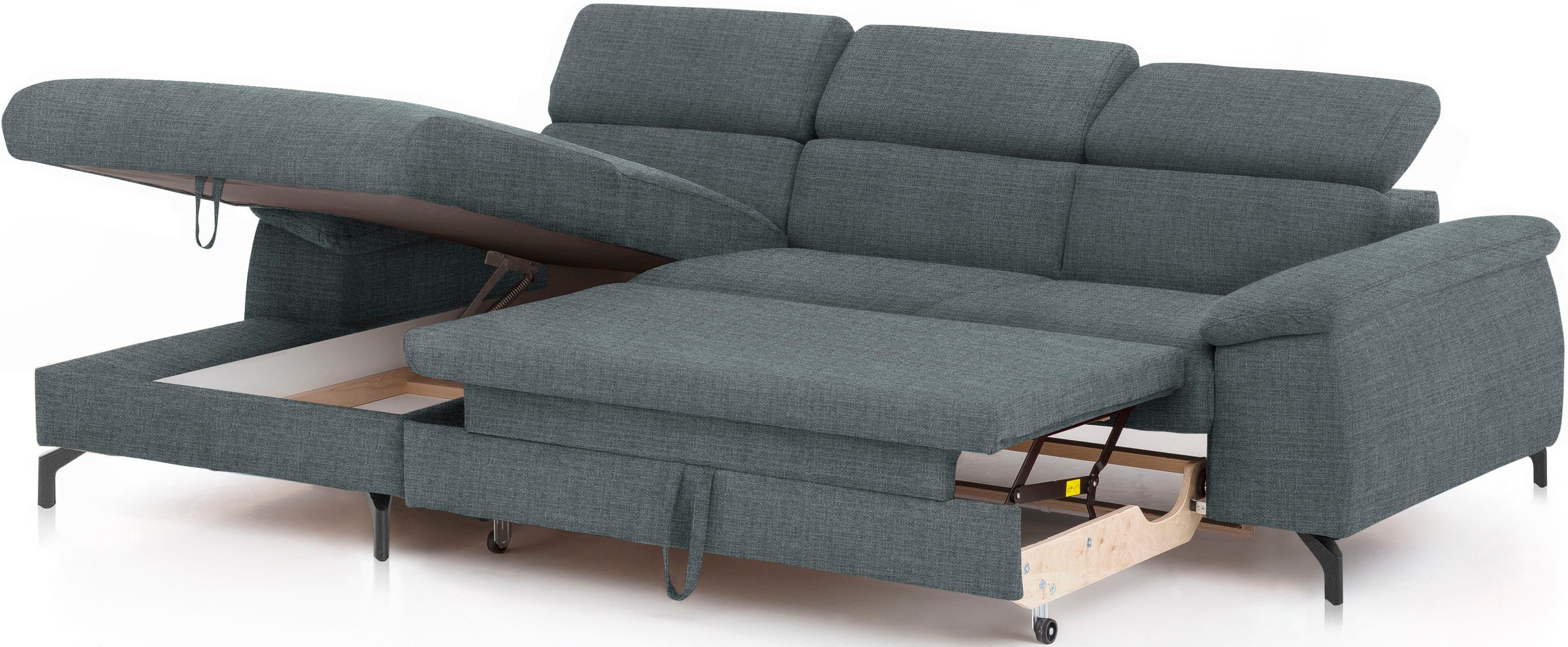 COTTA Ecksofa »Kitty L-Form«, inkl. Kopfteilverstellung, optional mit Bettfunktion u. Bettkasten