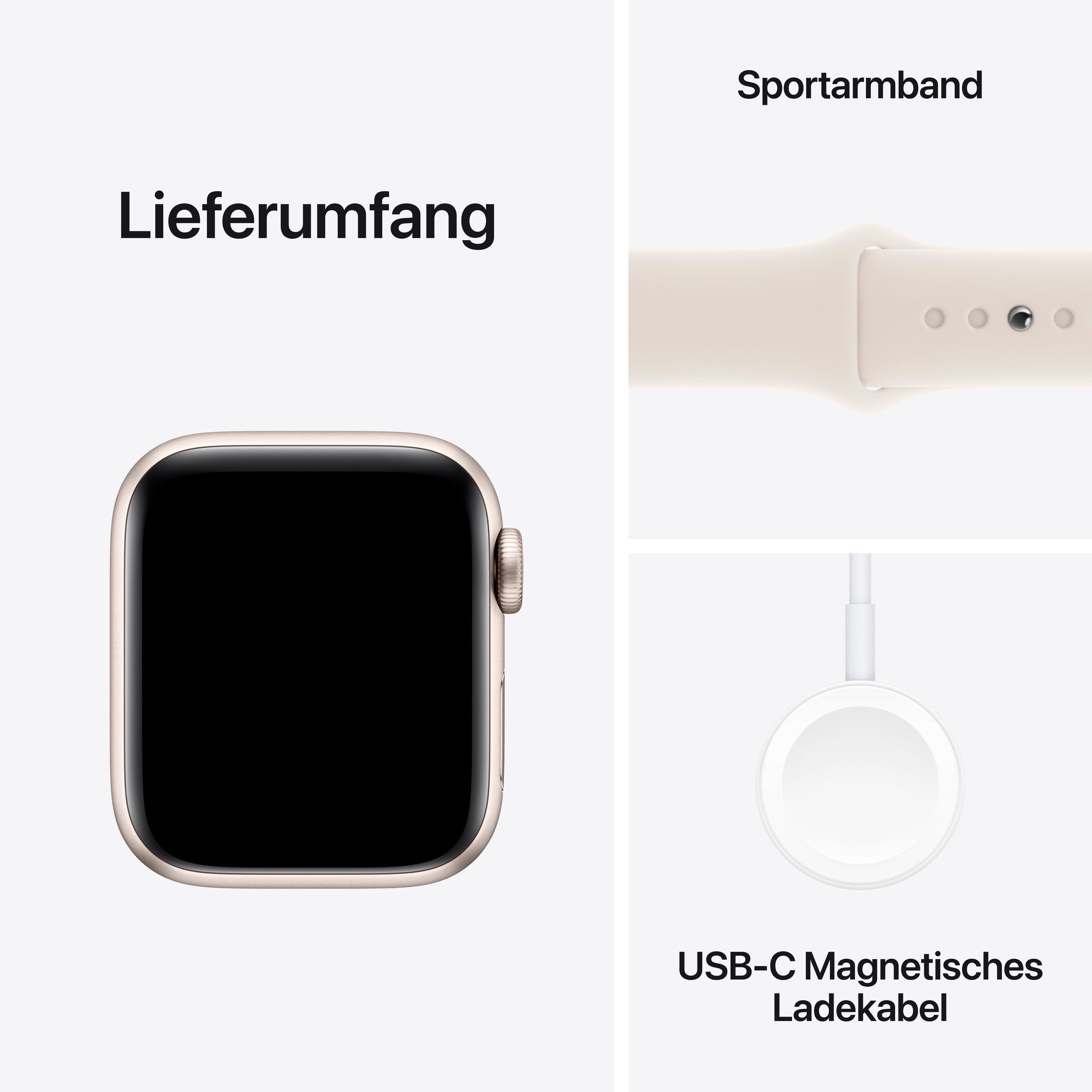 Apple Smartwatch »Watch SE (2024)«, Watch OS, 32 GB