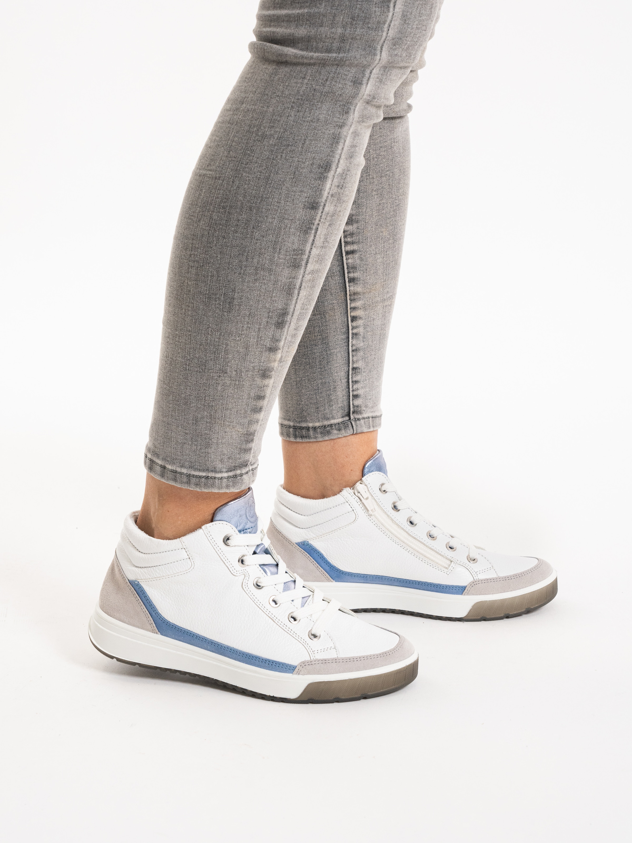 Ara Sneakerboots »ROM«, Schnürboots, Retro Sneaker, Higt Top Sneaker in G-Weite