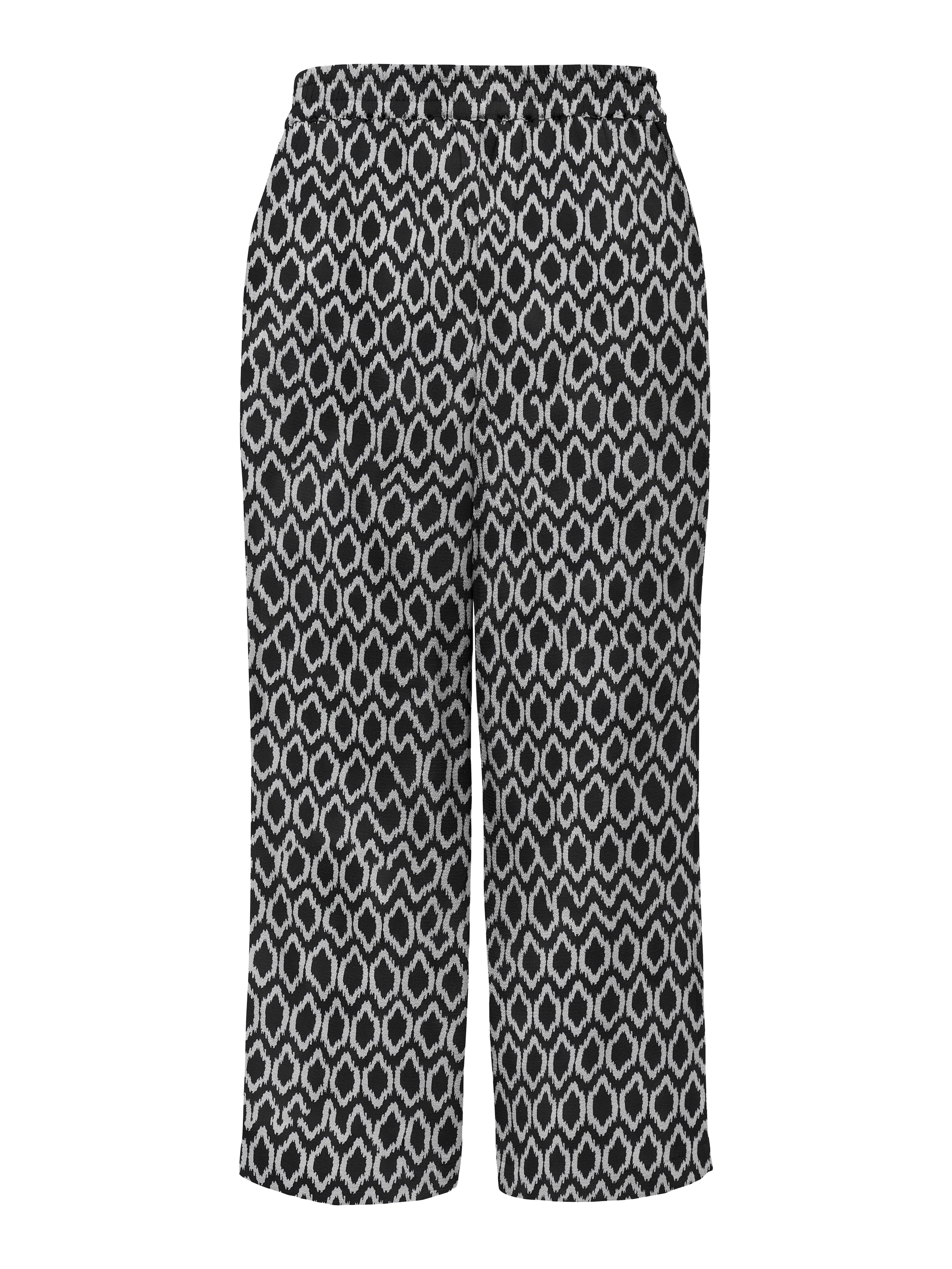 ONLY Palazzohose »ONLWINNER – Culottehose mit elastischem Bund und Kordelzug«  Materialmix, regular fit