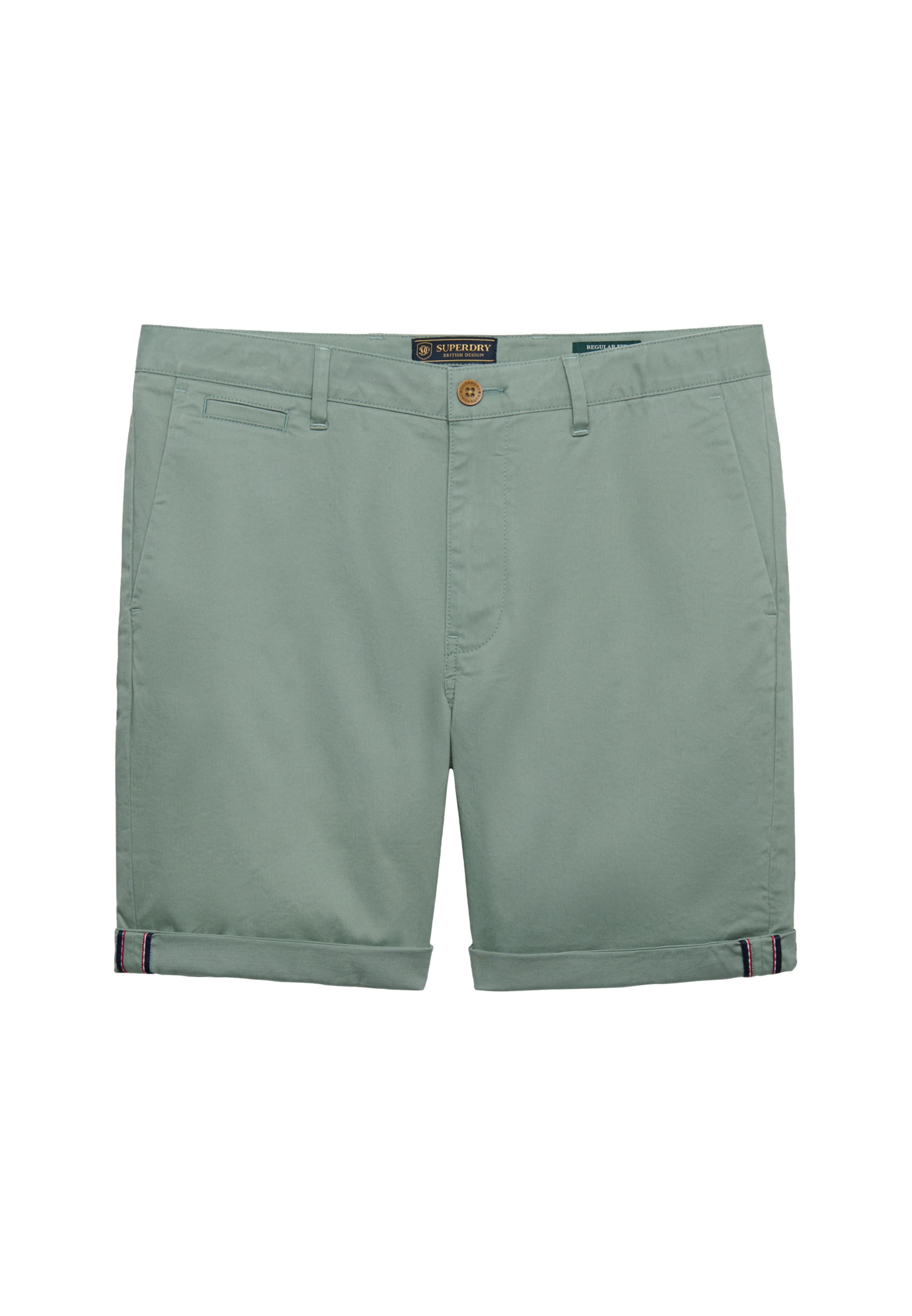 Superdry Chinoshorts »PREMIUM REGULAR CHINO SHORT«  aus Baumwollmischung mit Elasthan, Relaxed Fit, unifarben, knielang