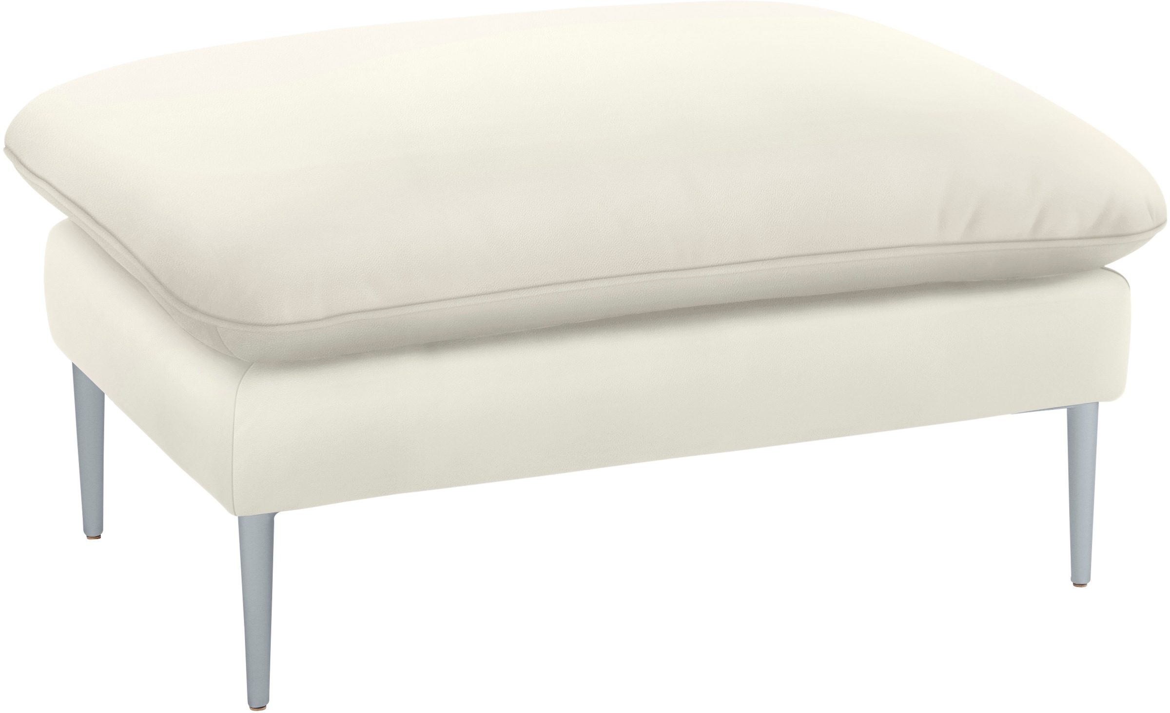 W.SCHILLIG Hocker »enjoy&MORE«, Füße silber matt, Breite 106 cm