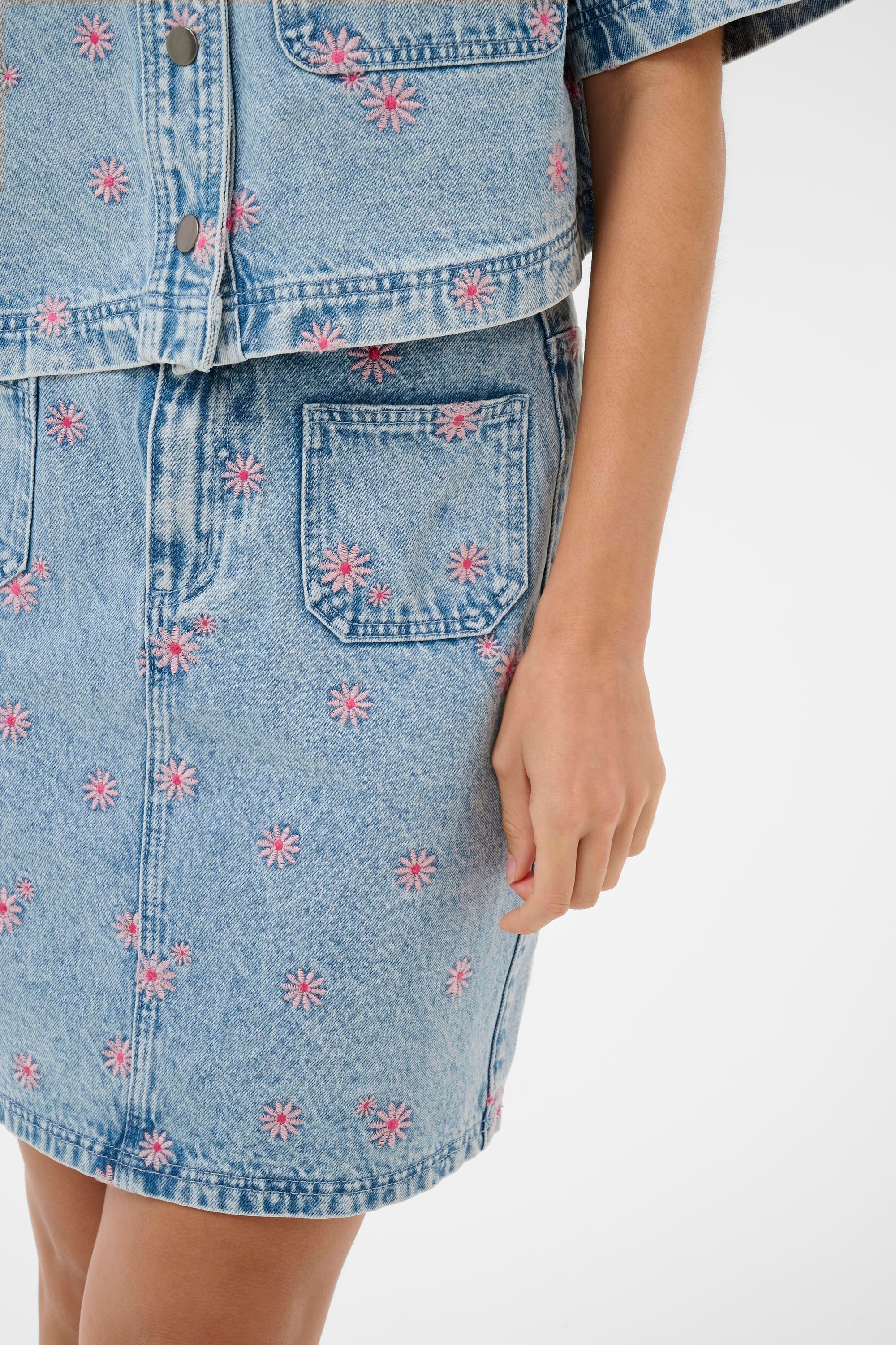 KAFFE Jeansrock »Damen Denimrock KAbabena«