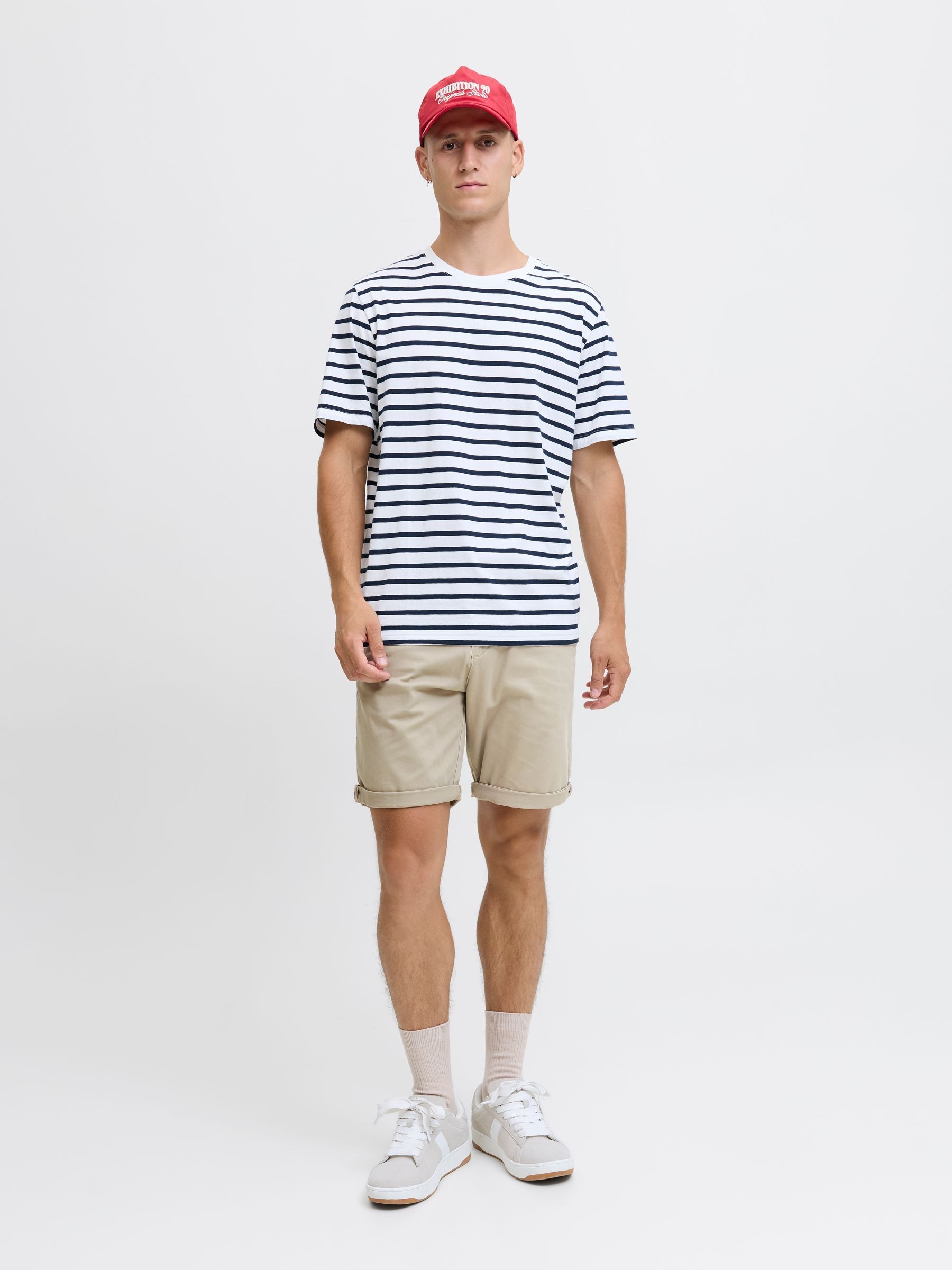 Jack & Jones Chinoshorts »JPSTBOWIE JJSHORTS S«  mit Aufschlag