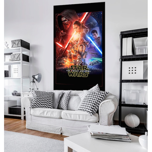 Komar Vliestapete »Star Wars EP7 Official Movie Poster«, 120x200 cm (Breite  x Höhe), Vliestapete, 100 cm Bahnbreite online kaufen | mit 3 Jahren XXL  Garantie