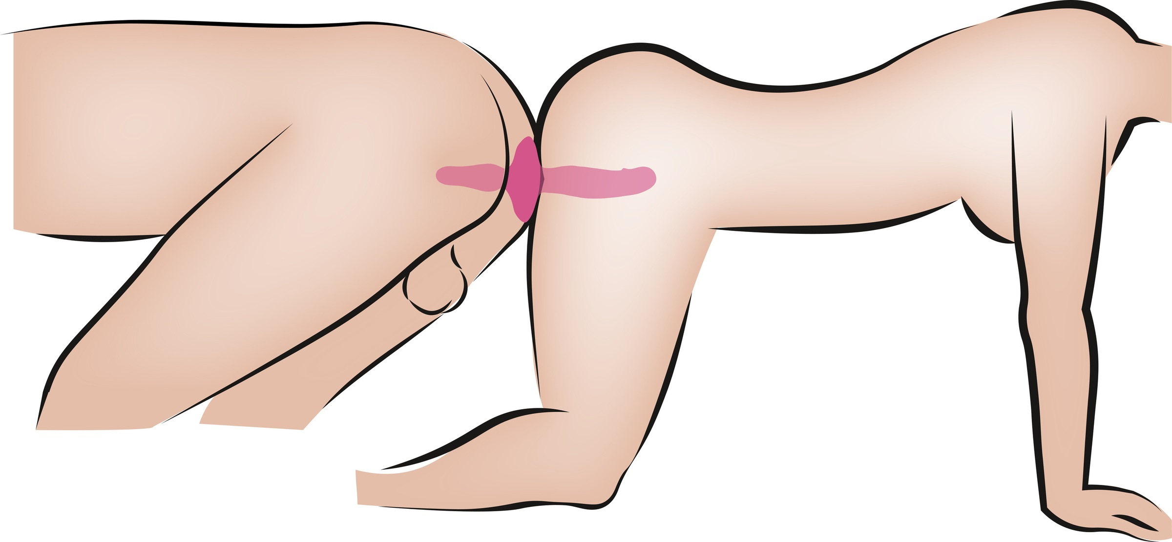 coup!es choice Vibrator »Doppelvibrator 2in1 Vibrator + Butt Plug«