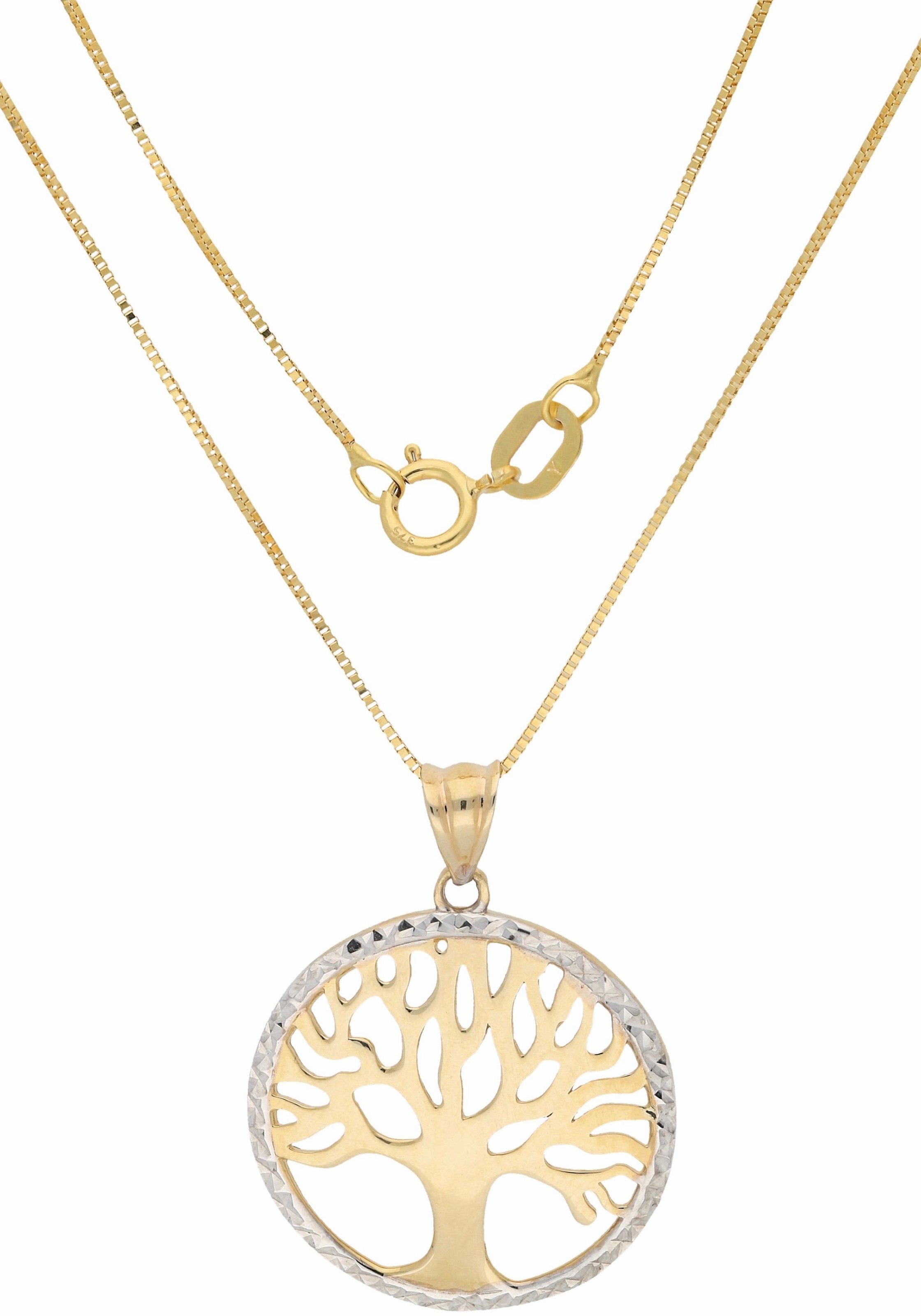 Firetti Kette mit Anhänger »Schmuck Geschenk Gold 375 Halsschmuck Halskette Goldkette Venezianer«