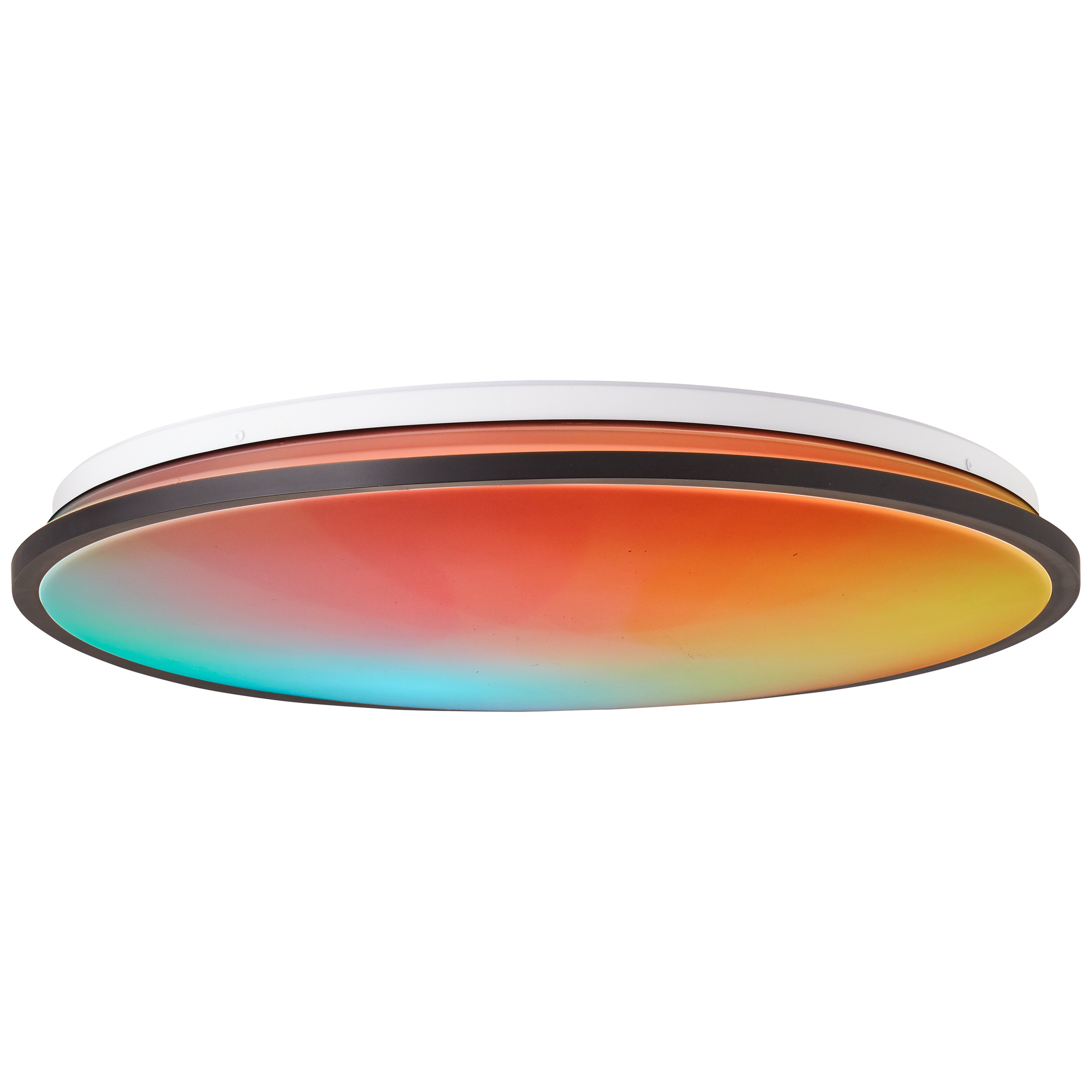 Brilliant LED Deckenleuchte »Heida« warmweiß - kaltweiß 3000 lm, Ø 49 cm, Metall/Kunststoff, schwarz