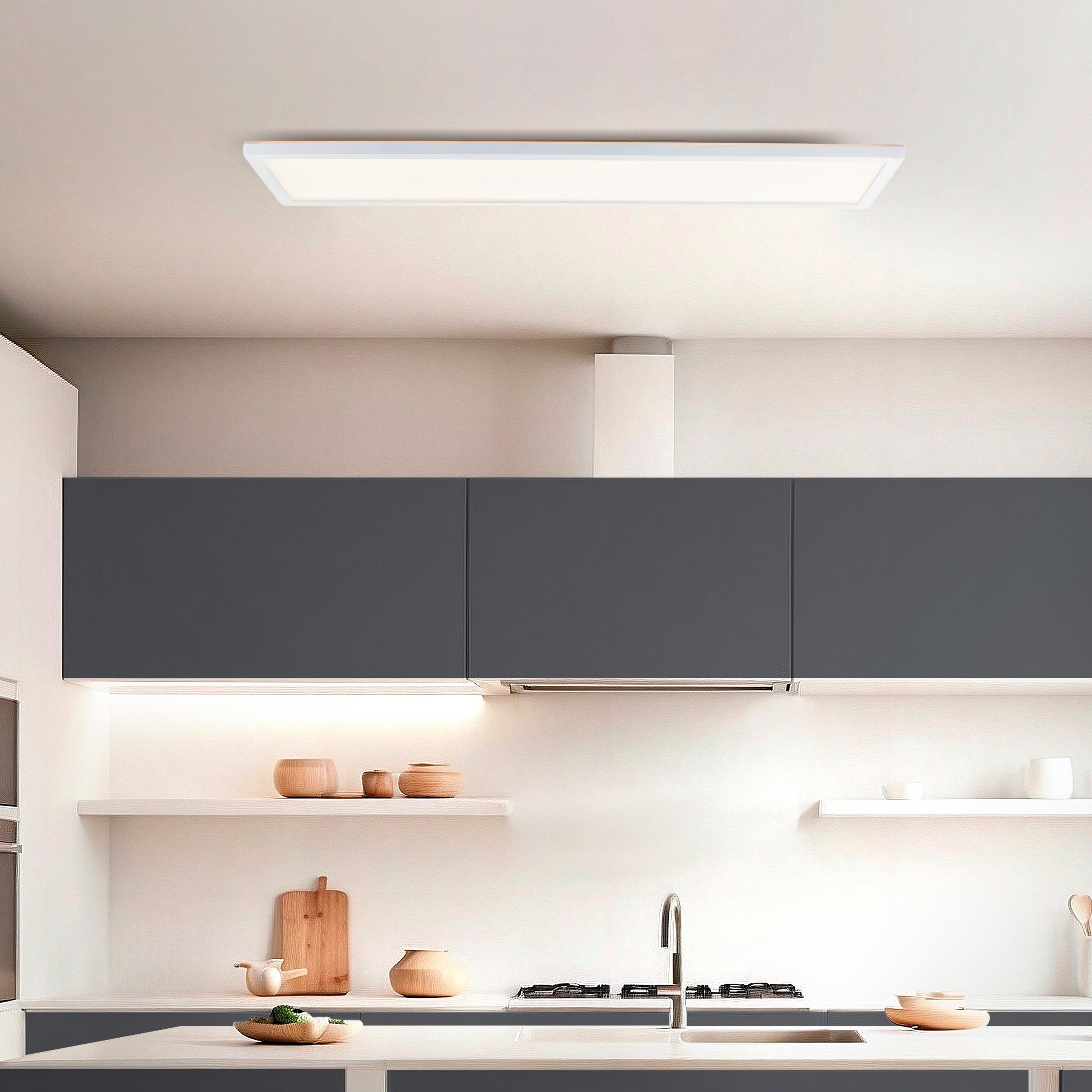 Hanseatic LED Panel »DLP220A« LED-Modul 1 Stk. warmweiß - kaltweiß Deckenlampe, Deckenleuchte dimmbar, CCT über Wandschalter