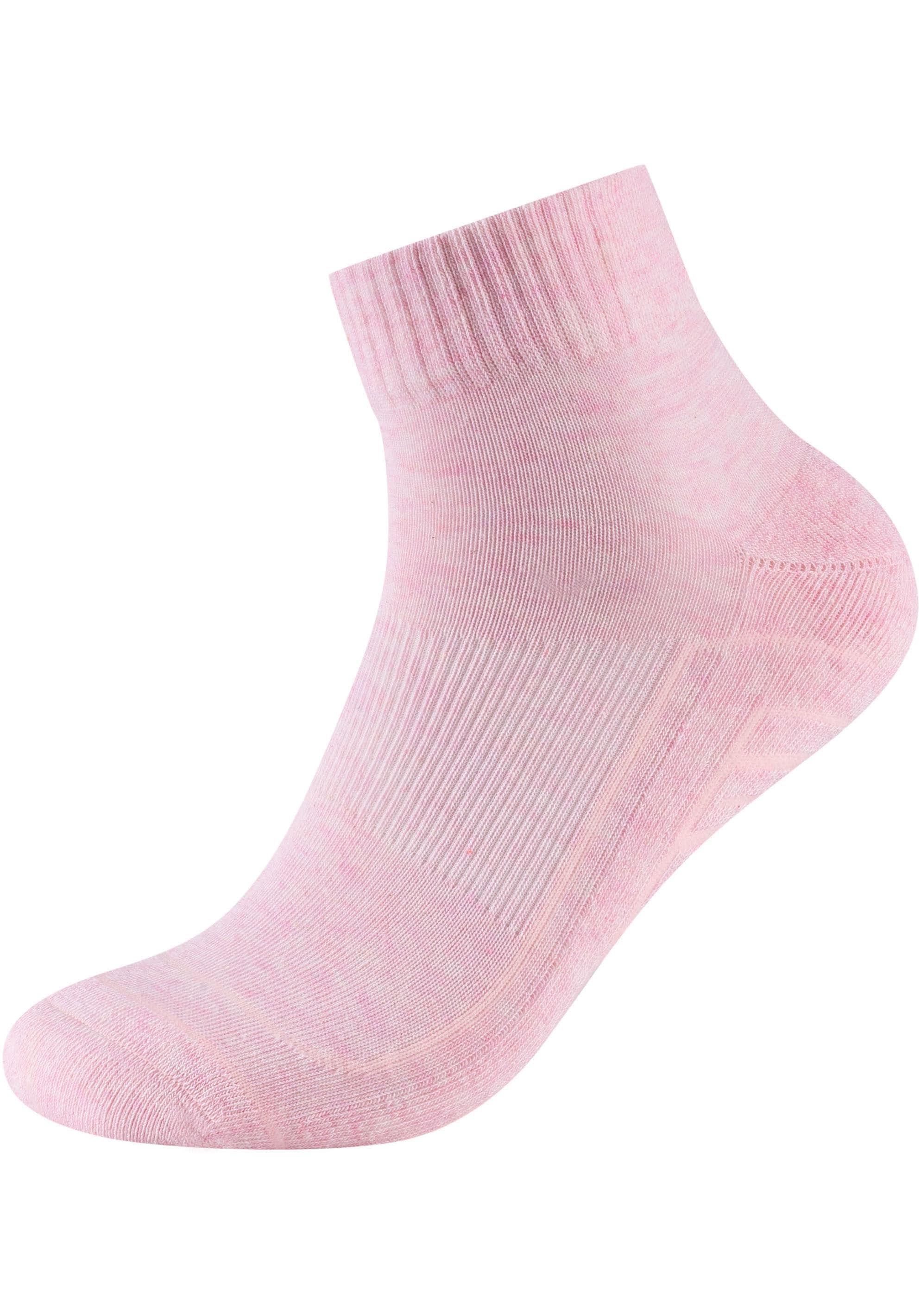 Camano Kurzsocken »ca-soft«, (6 Paar), mit verstärktem Zehenbereich
