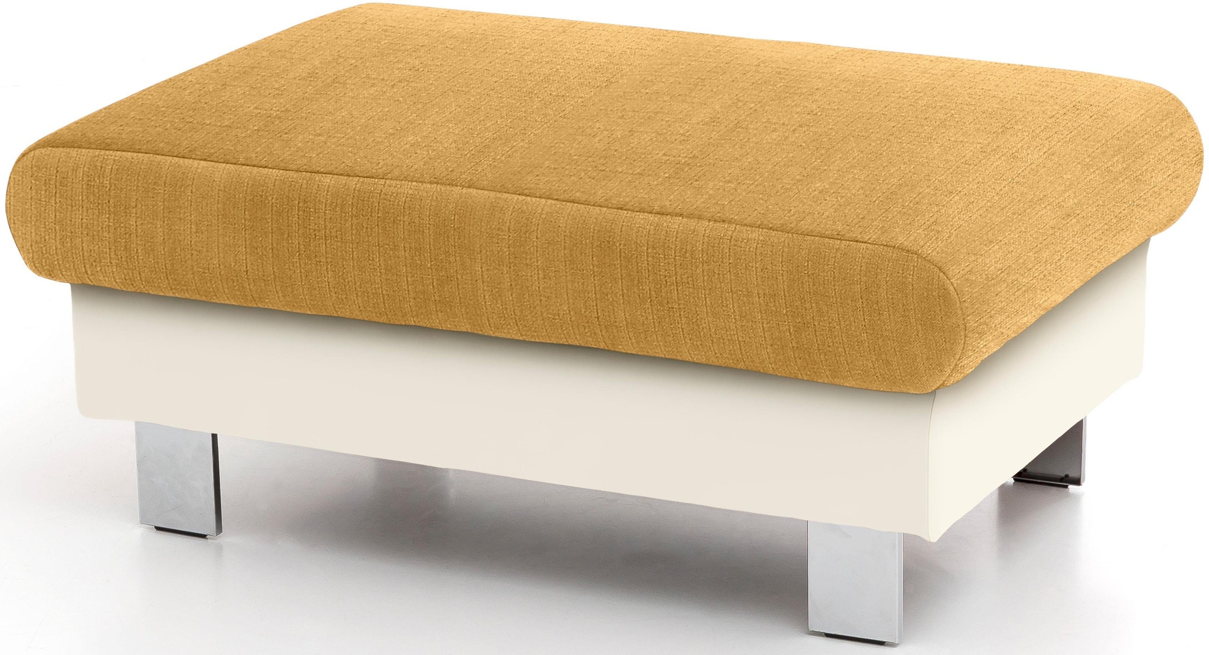 COTTA Polstergarnitur »Komaris U-Form«, (Set), Set bestehend aus: Wohnlandschaft mit Kopfteilverstellung & Hocker