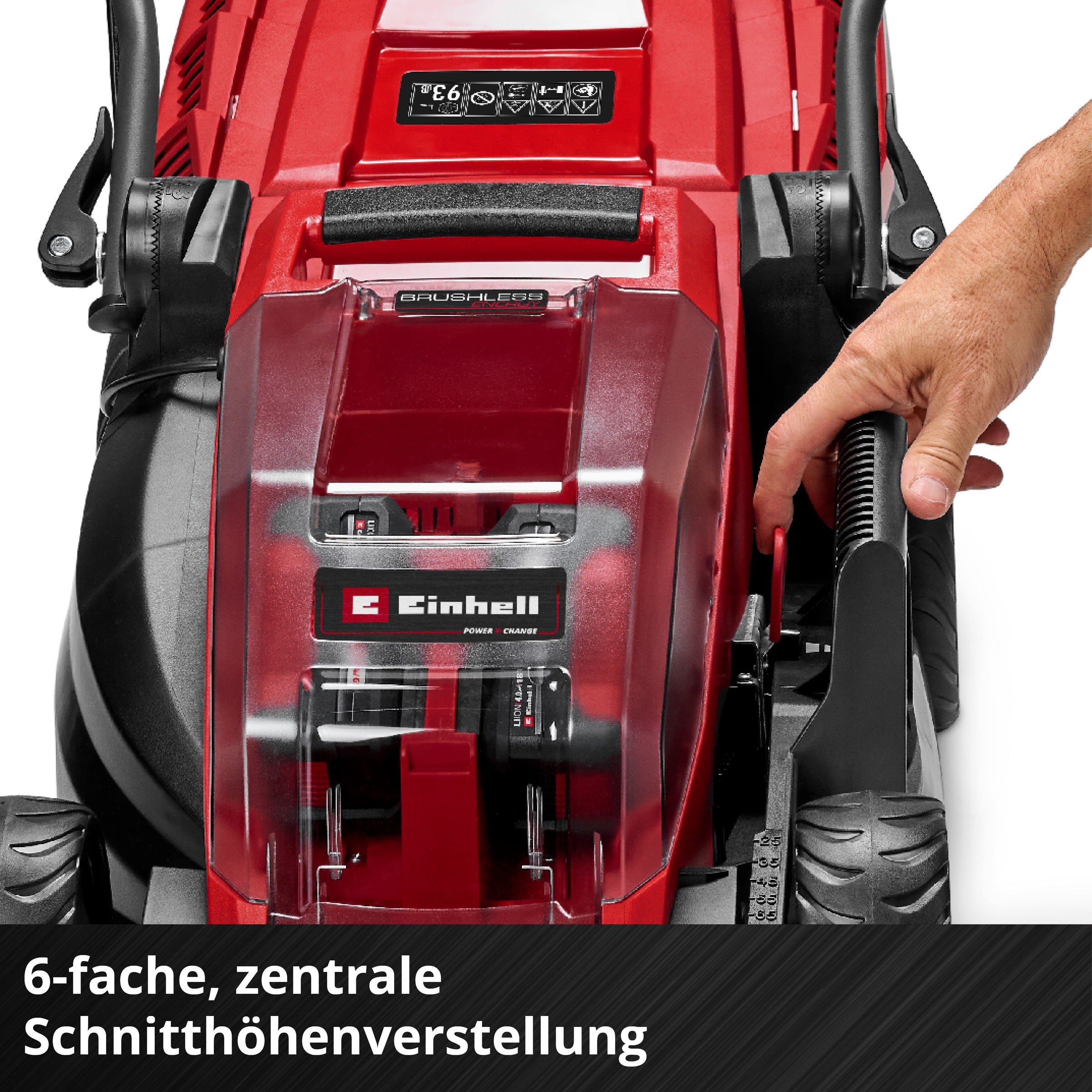 Einhell Akkurasenmäher »GE-CM 36/36 Li SET« mit 2 Akkus und Ladegerät