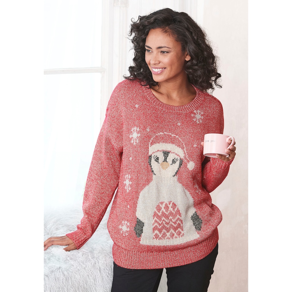 LASCANA Sweater »Weihnachtspullover«