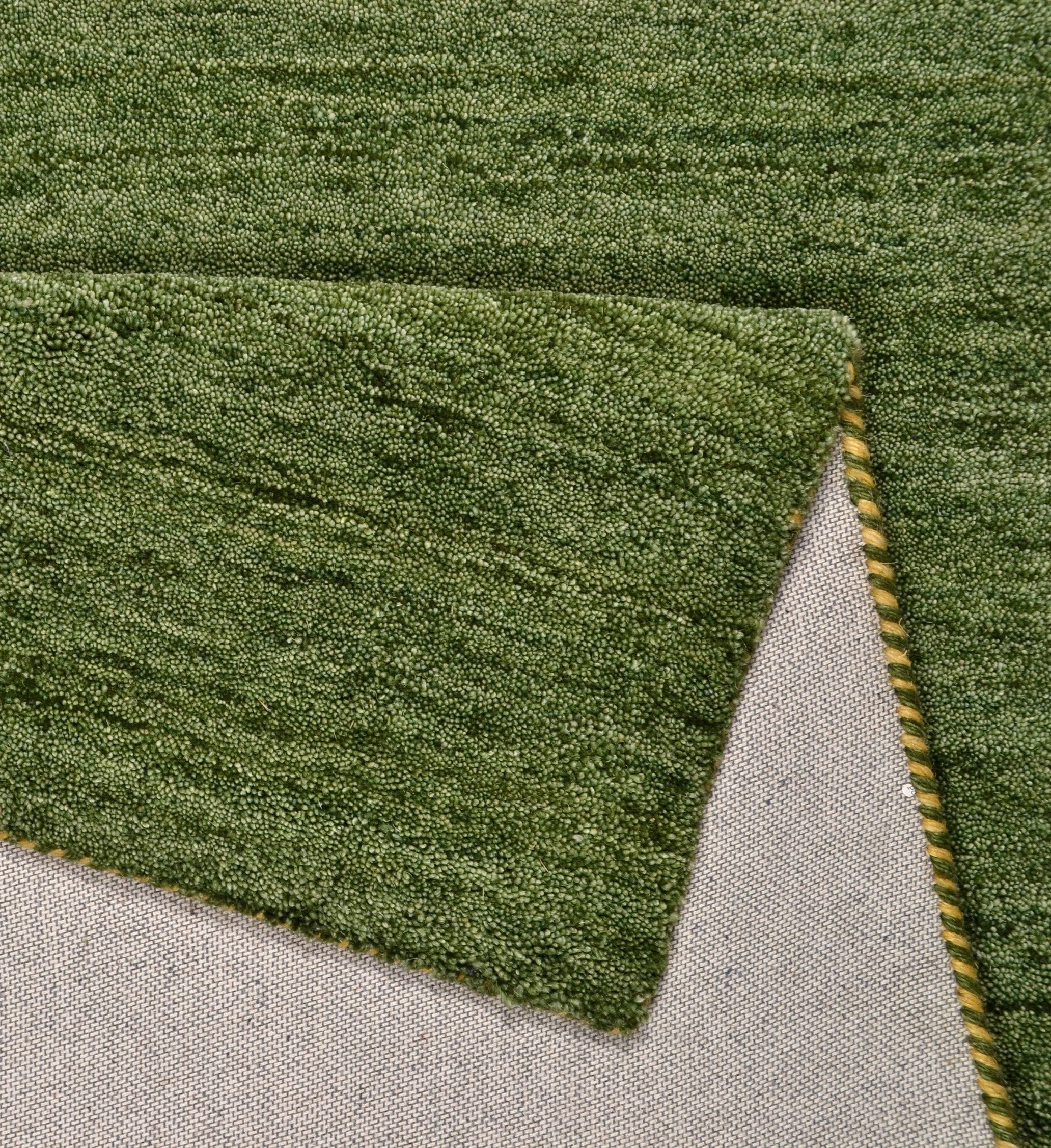 THEKO Wollteppich »Haltu Uni« rechteckig 17 mm Höhe Handweb Teppich, reine Wolle, Uni-Farben, meliert, handgewebt