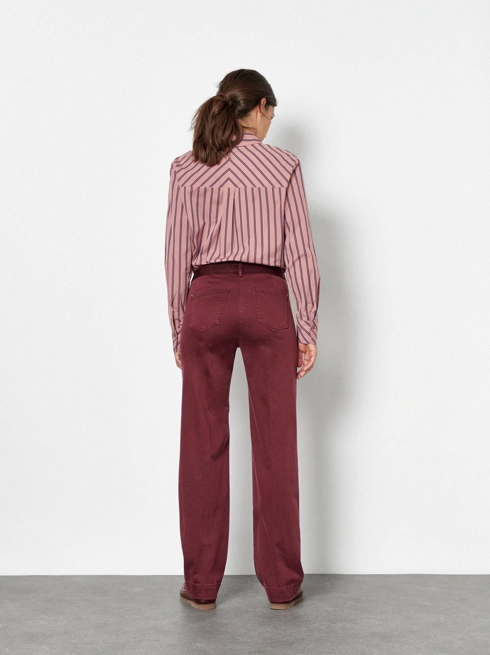 TONI Palazzohose »Jenny Wide«  aus Baumwollsatin