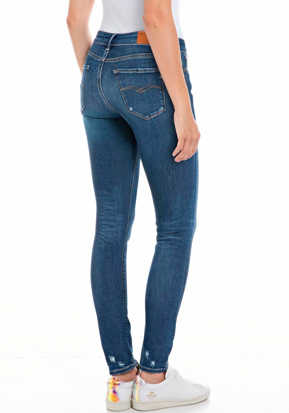 Replay 5-Pocket-Jeans »NEW LUZ Skinny Fit«, in Ankle-Länge