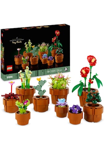 Konstruktionsspielsteine »Mini Pflanzen (10329), LEGO Icons«, (758 St.)