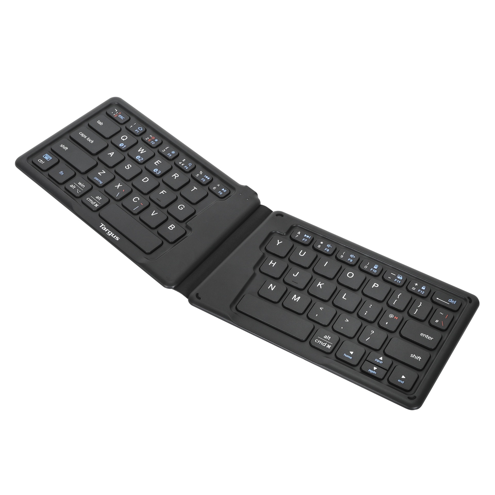 Targus ergonomische Tastatur »Ultra-Compact Ergo Bluetooth-Universal-Keyboard (UK)«, (ergonomische Form)