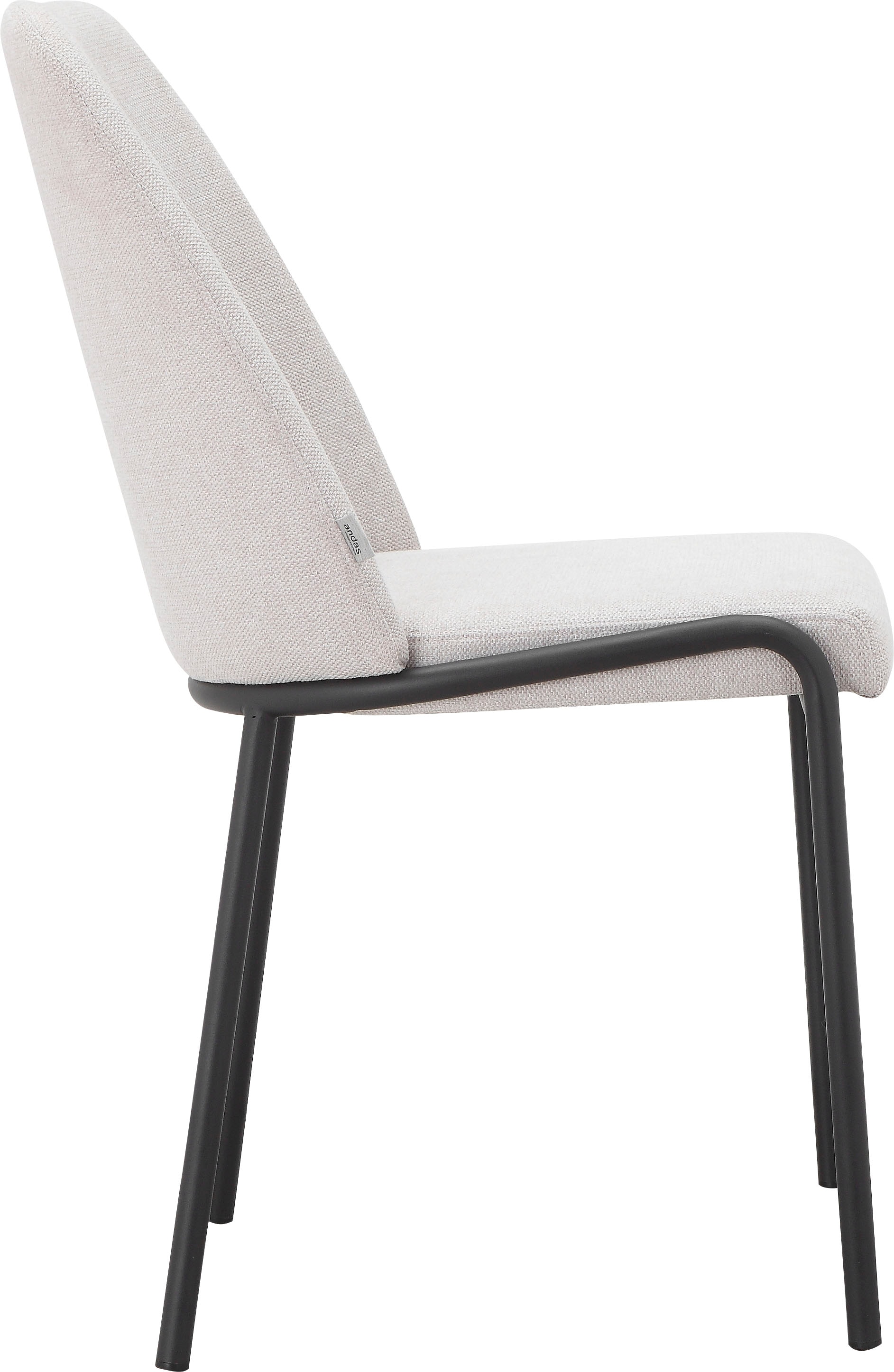 andas Esszimmerstuhl »Grimsbu«, 2 St., Webstoff, im 2er Set erhältlich, mit Sitz und Rücken gepolstert, Sitzhöhe 49 cm