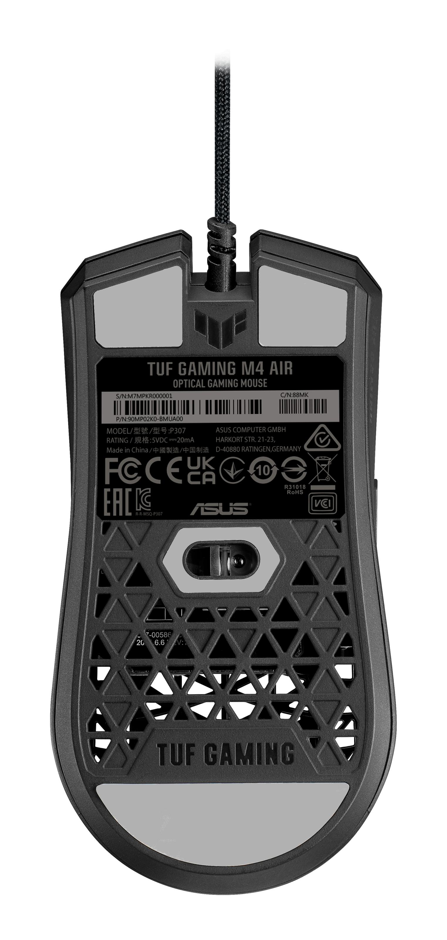 Asus Gaming-Maus »TUF GAMING M4 AIR« kabelgebunden Optischer Sensor