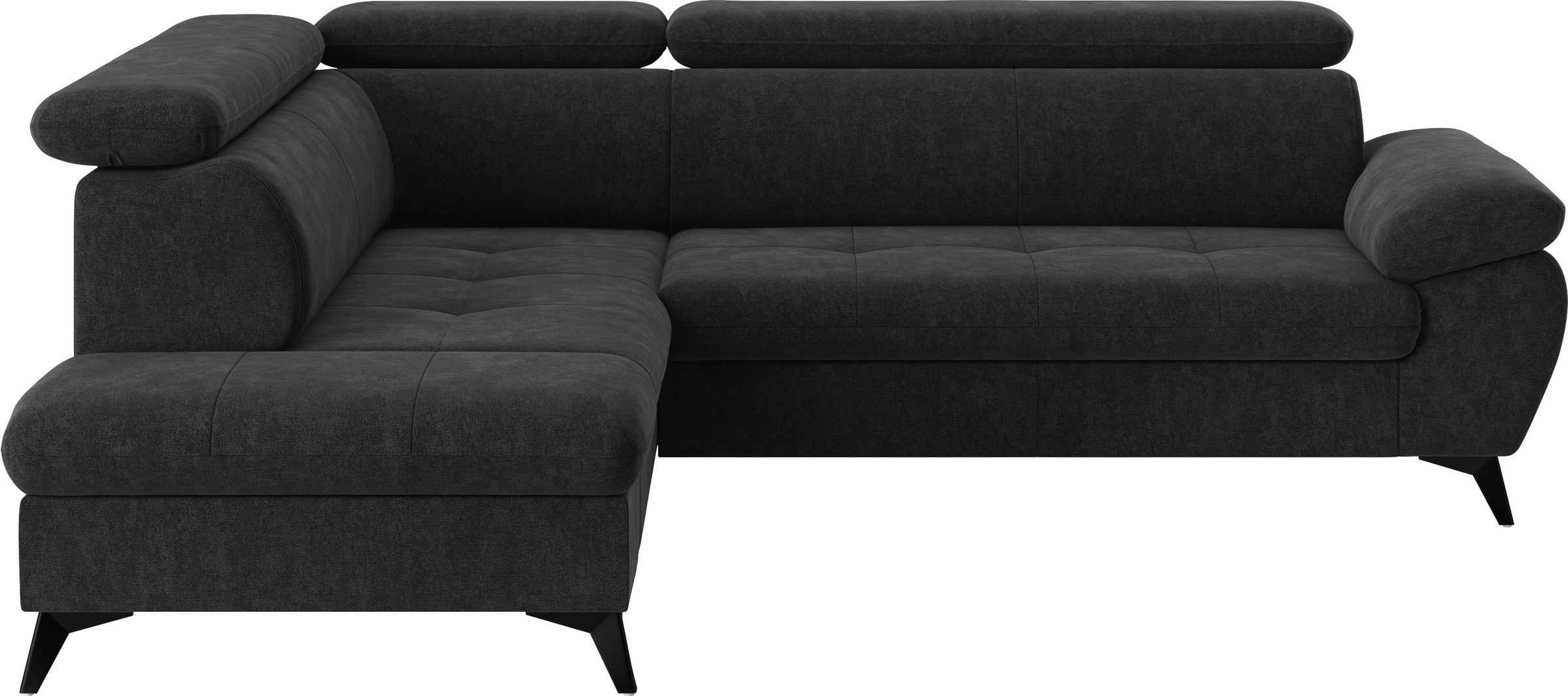 COTTA Ecksofa »Hudson L-Form«, mit Kopfteilverstellung, wahlweise mit Bettfunktion & Bettkasten