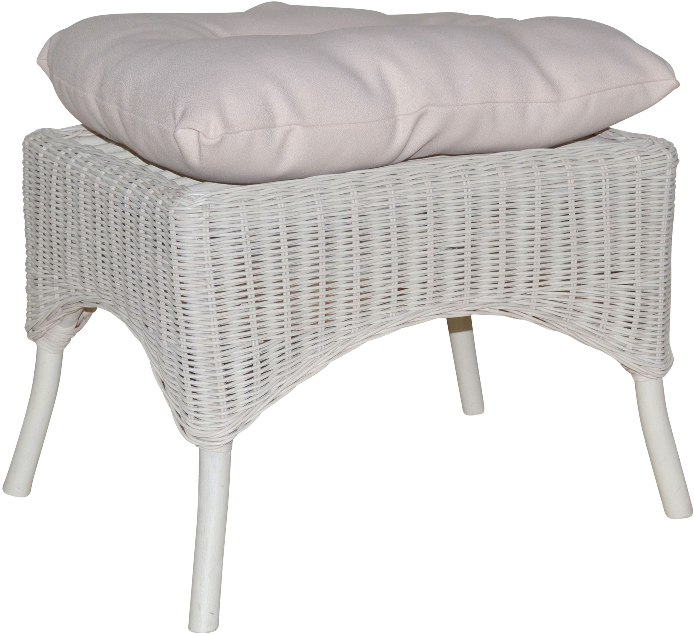 HOFMANN LIVING AND MORE Sitzhocker Inklusive Sitzkissen, 1 Stk. tlg. Hocker mit Kissen