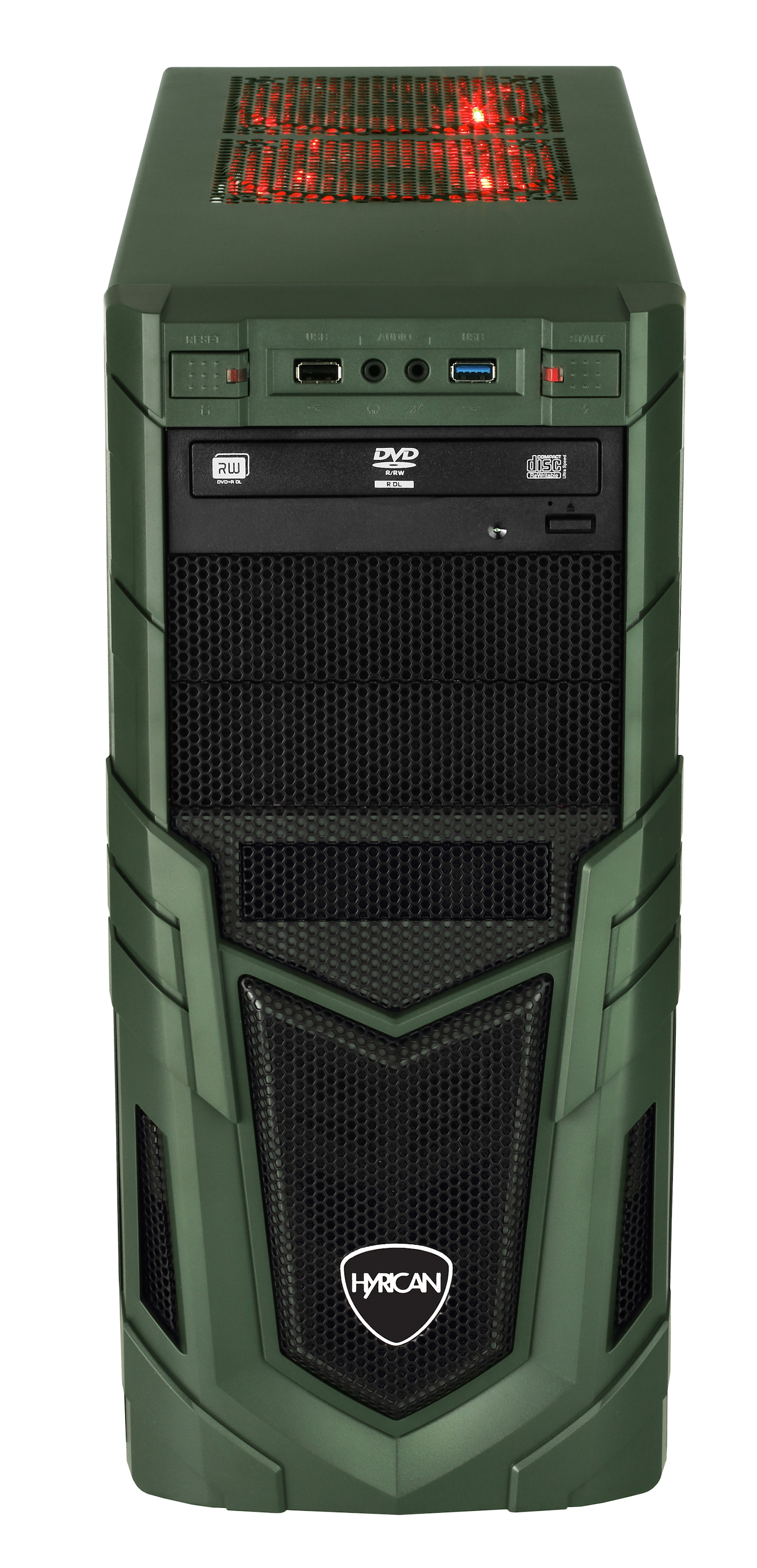 Hyrican Gaming-PC-Komplettsystem »Military SET02238«, Windows 11, inklusive 27" Monitor MSI Optix G271