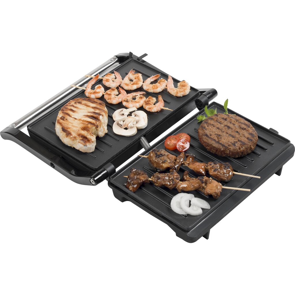 bestron Kontaktgrill »APG150«, 750 W, ausklappbarer Sandwich-/Panini-Kontaktgrill, antihaftbeschichtet