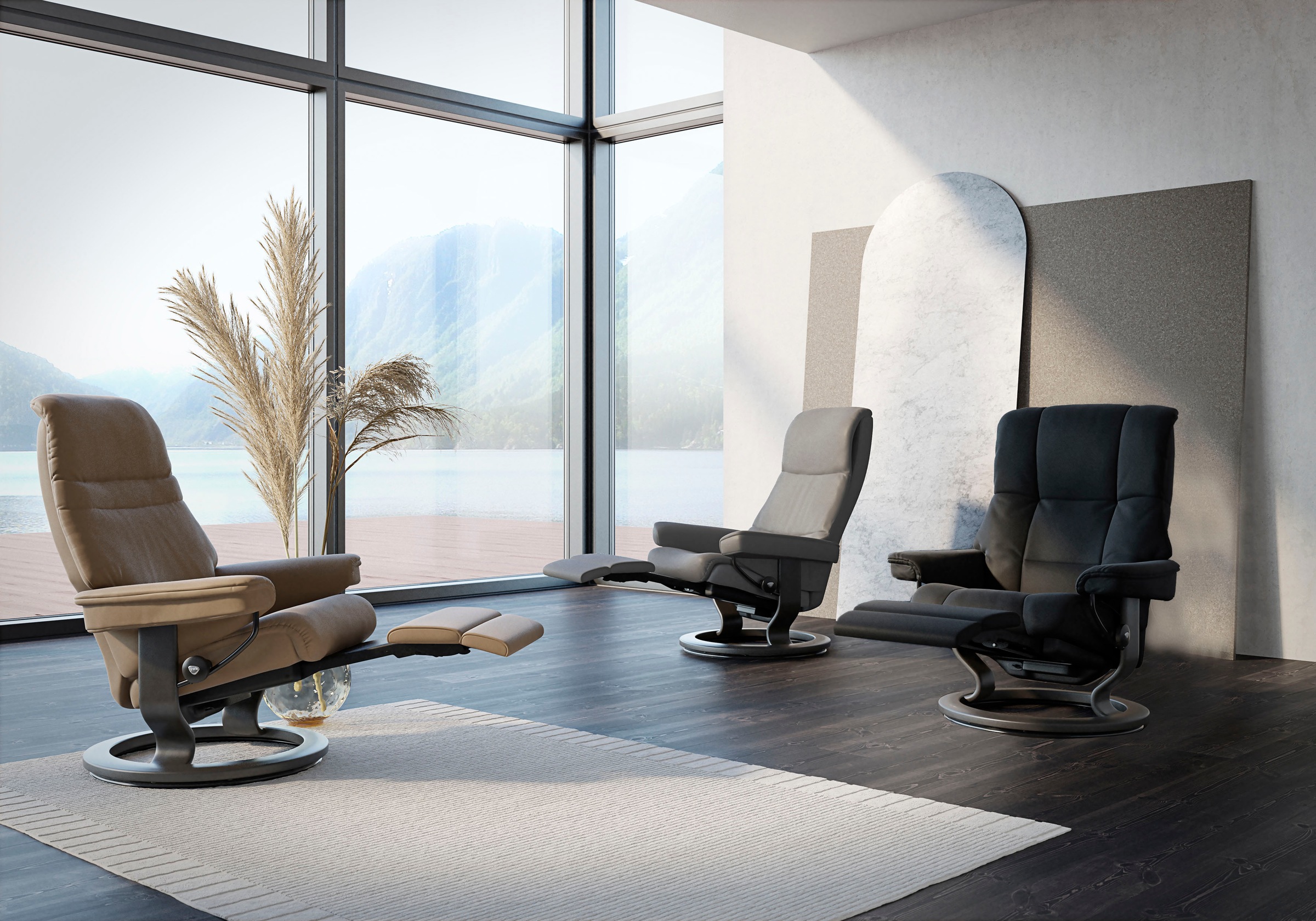 Stressless® Relaxsessel »Sunrise«, elektrisch verstellbar, optional 2-motorisch, Größe M & L