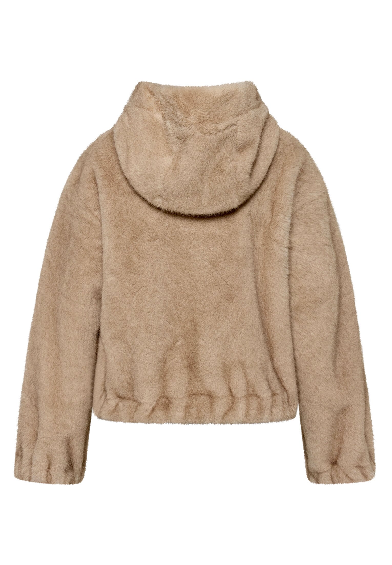 Gil Bret Plüschjacke »Plüschjacke mit Kapuze«