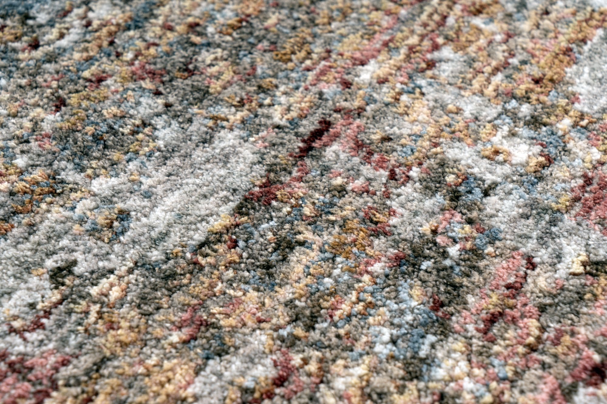 Kayoom Teppich »Pono 719« rechteckig 10 mm Höhe Kurzflor, Vintage, Modernes Muster, Fußbodenheizungsgeeignet