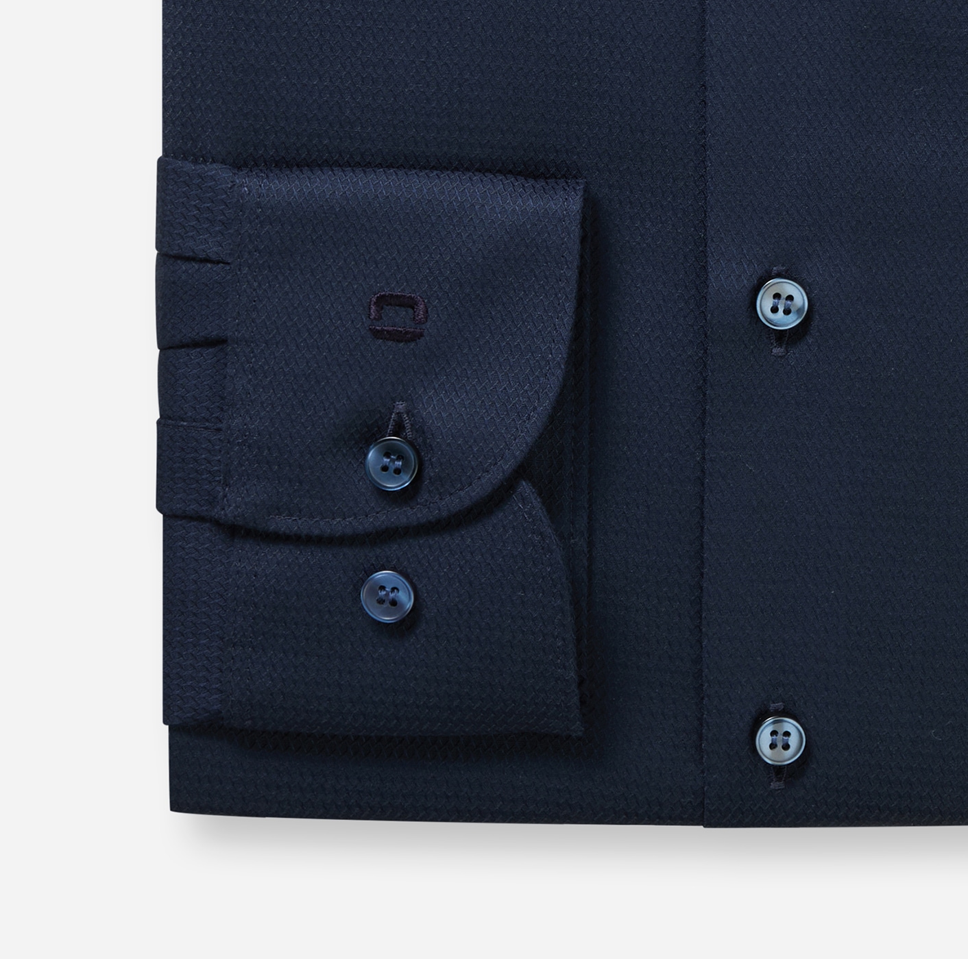 OLYMP Langarmhemd »Level Five« Under-Button-down-Kragen, Businesshemd, body fit, fein strukturiert