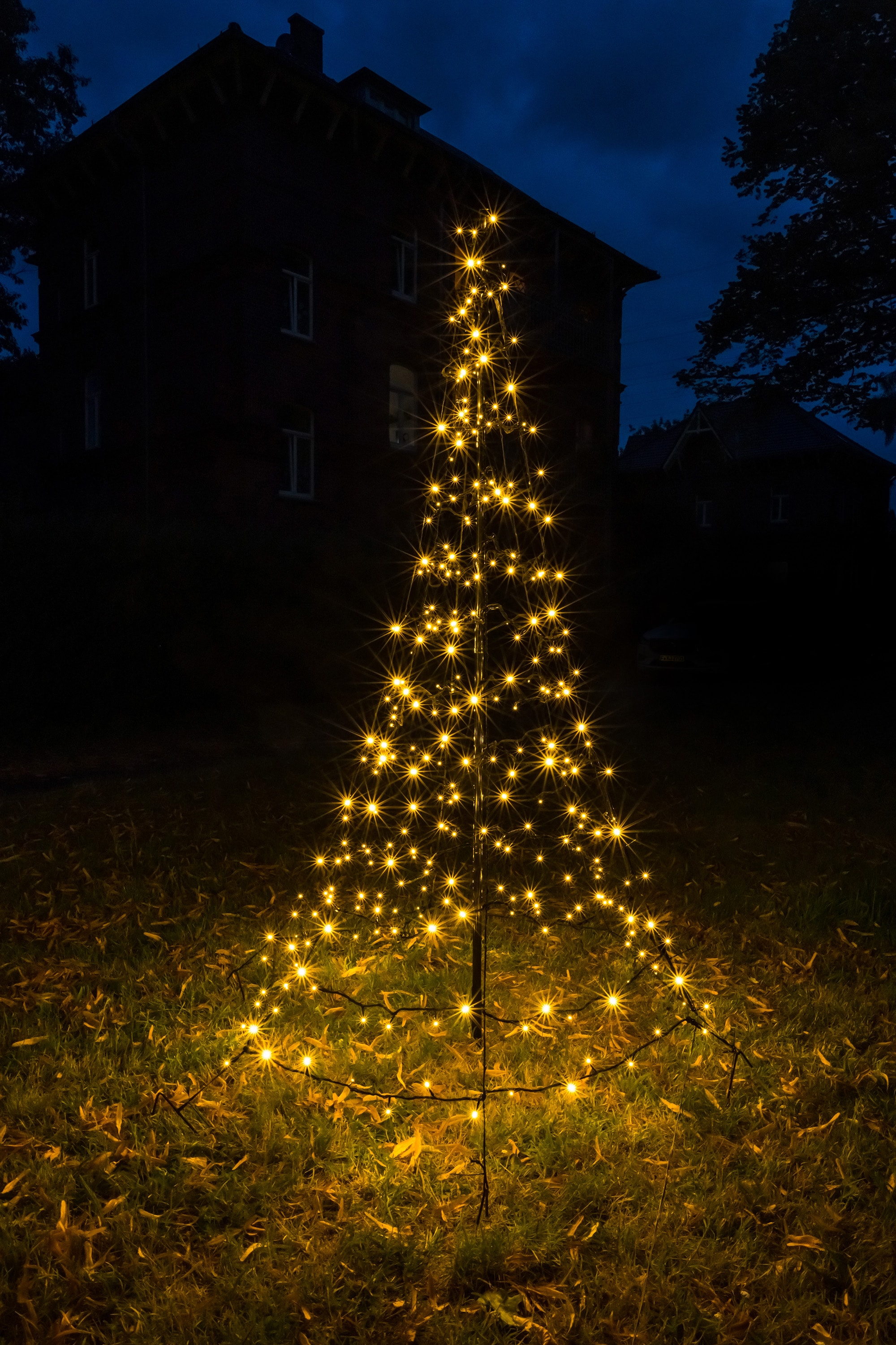 kaufen Baum LEDs 3 »Galaxy«, GALAXY mit XXL und Metall mit mit Garantie aus flammig-flammig, online warmweißen LED Aufstellmast, Jahren 300 | Kunststoff,
