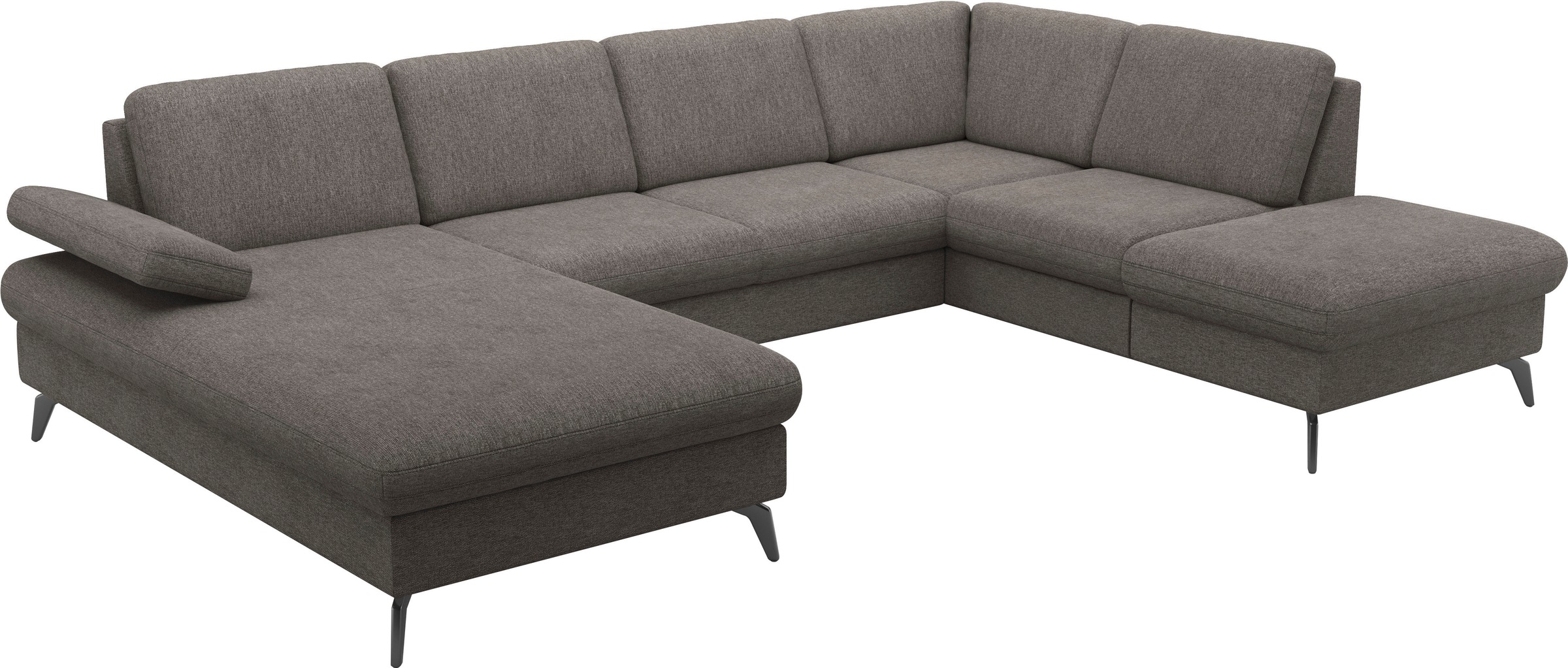 sit&more Wohnlandschaft »Morris Jubi U-Form«, inkl. Armteilfunktion und 1 Zierkissen, wahlweise mit Bettfunktion