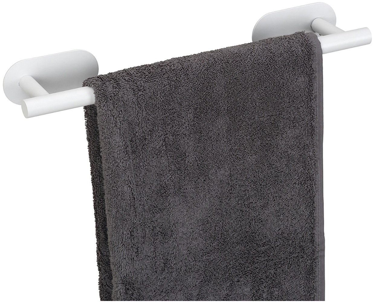 WENKO Handtuchstange »Turbo-Loc® Modell Uno Orea« aus Edelstahl, Befestigen ohne Bohren, 40 cm