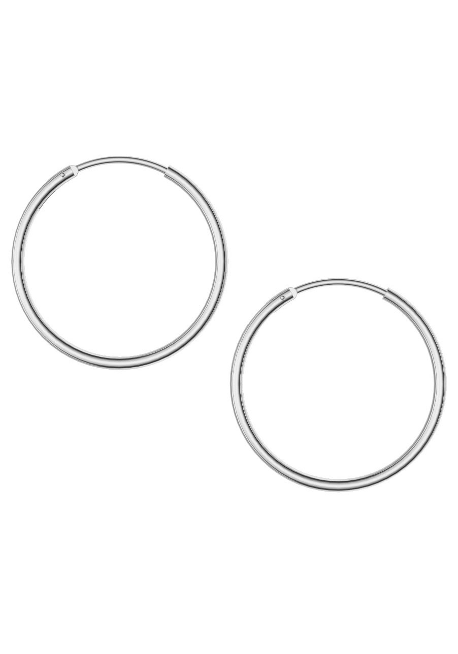 Firetti Paar Creolen »Schmuck Geschenk Silber 925 1,5 mm breit«, Made in Germany