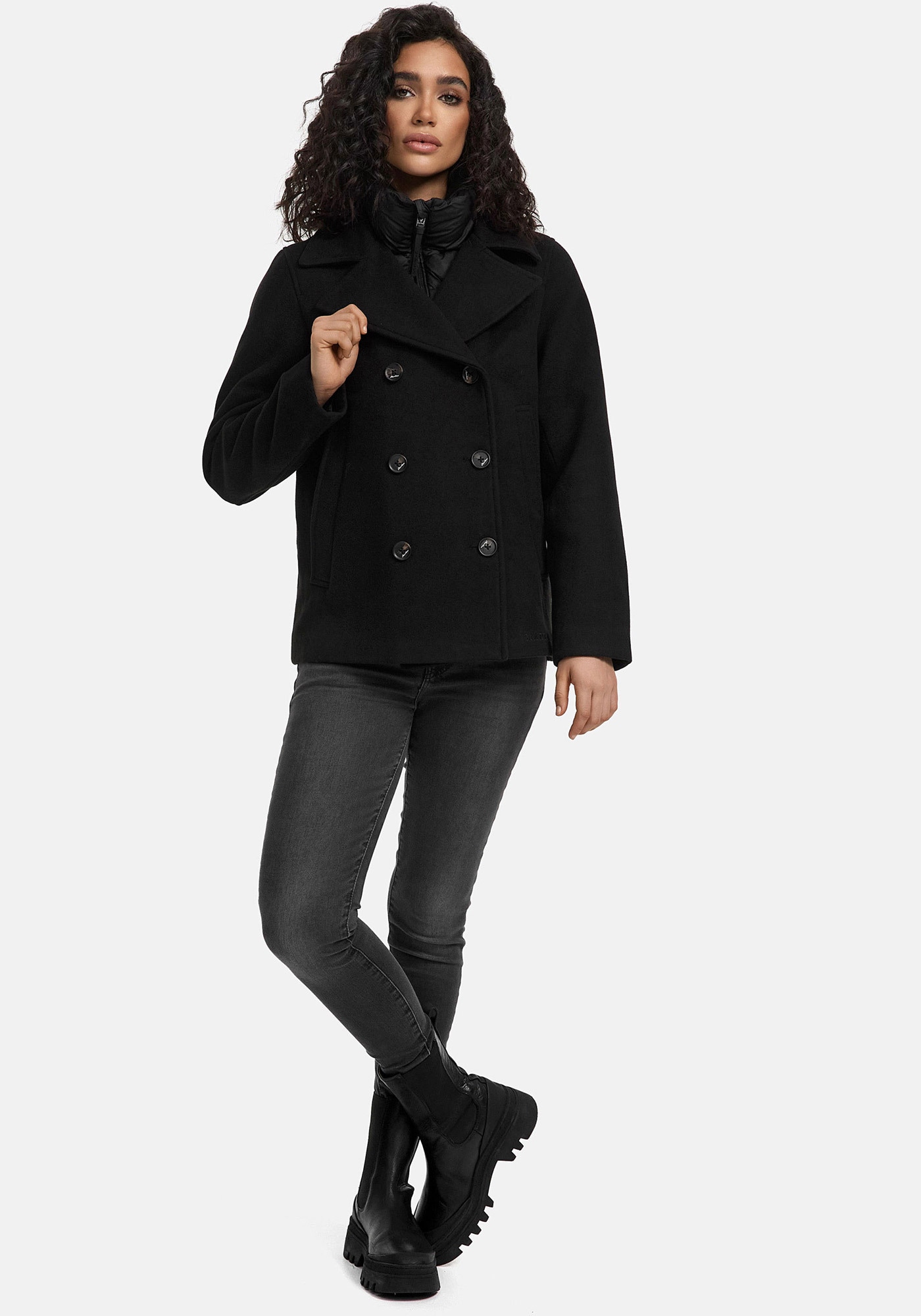 Marikoo Winterjacke »Marikoo Aylaraa Damen Winter Kabanjacke N044«