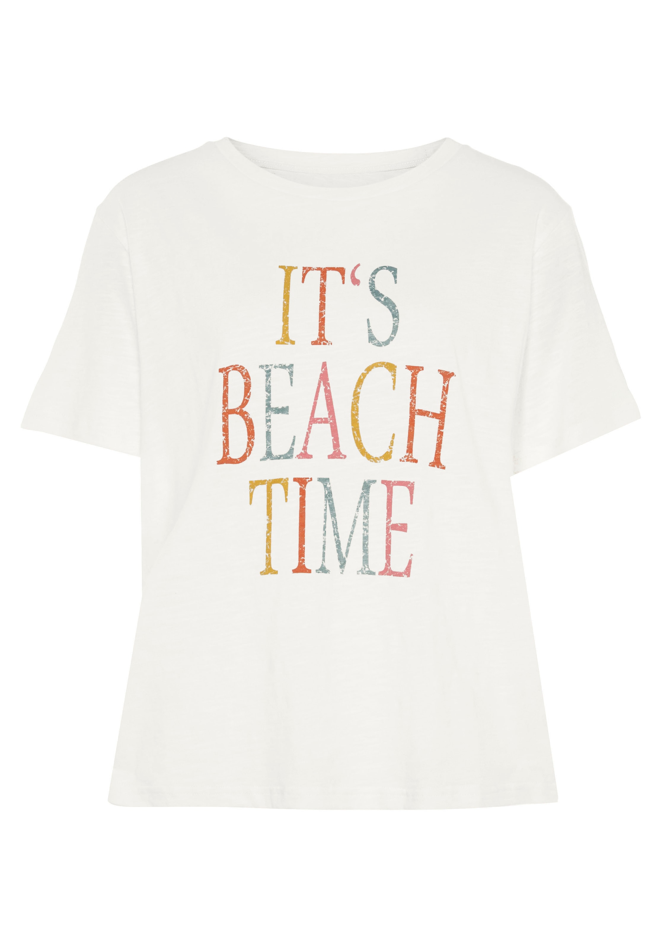 Beachtime T-Shirt, (Packung, 2 mit tlg.), verschiedenen ♕ zwei bei Drucken