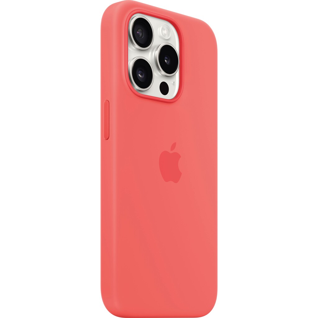 Apple Smartphone-Hülle »iPhone 15 Pro Silikon mit MagSafe«, Apple iPhone 15 Pro, 15,5 cm (6,1 Zoll)