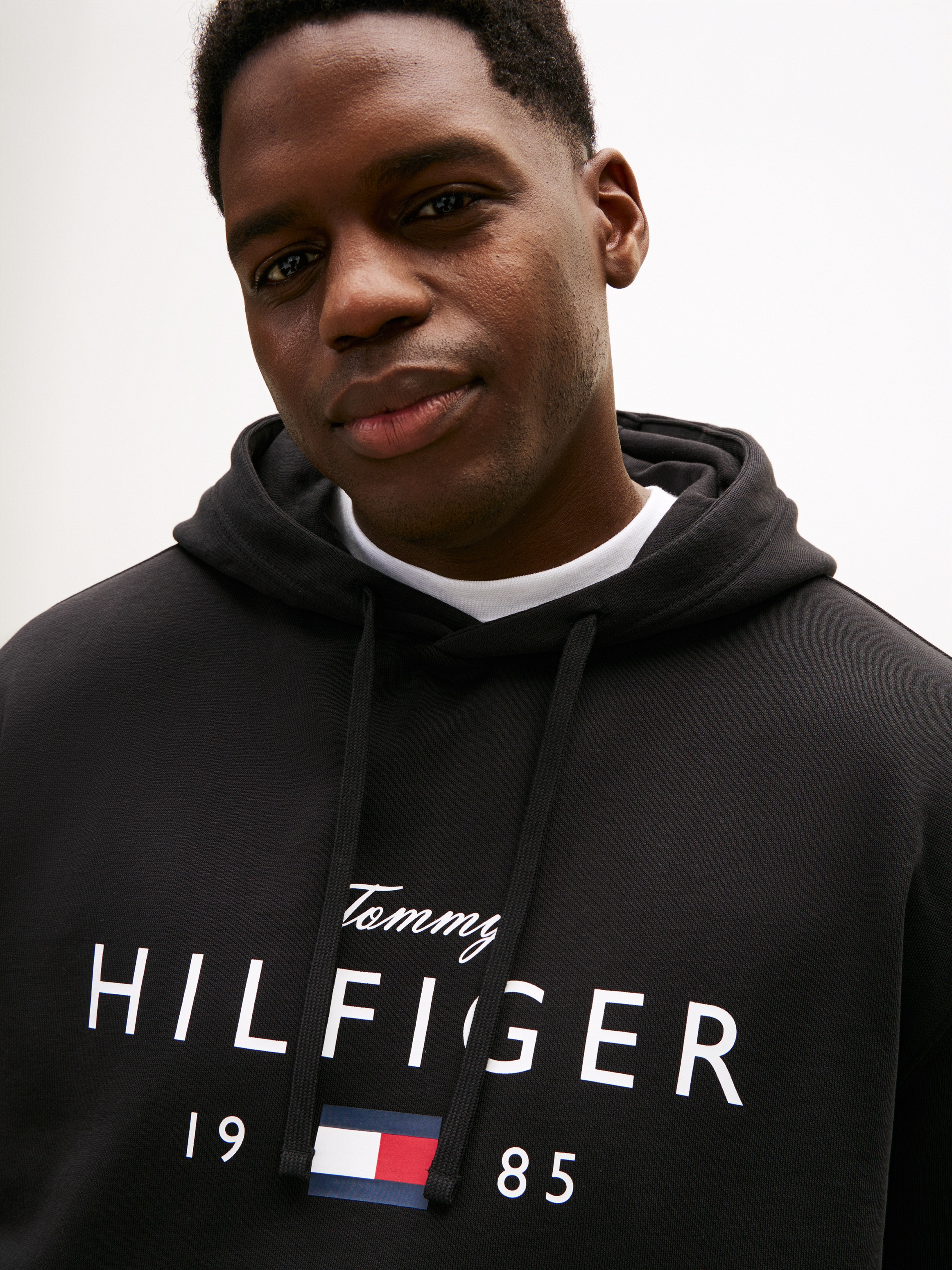 Tommy Hilfiger Big & Tall Hoodie »BT-BRANDLOVE BIG HILFIGER«, mit Logo-Grafik, Große Größen, regular fit
