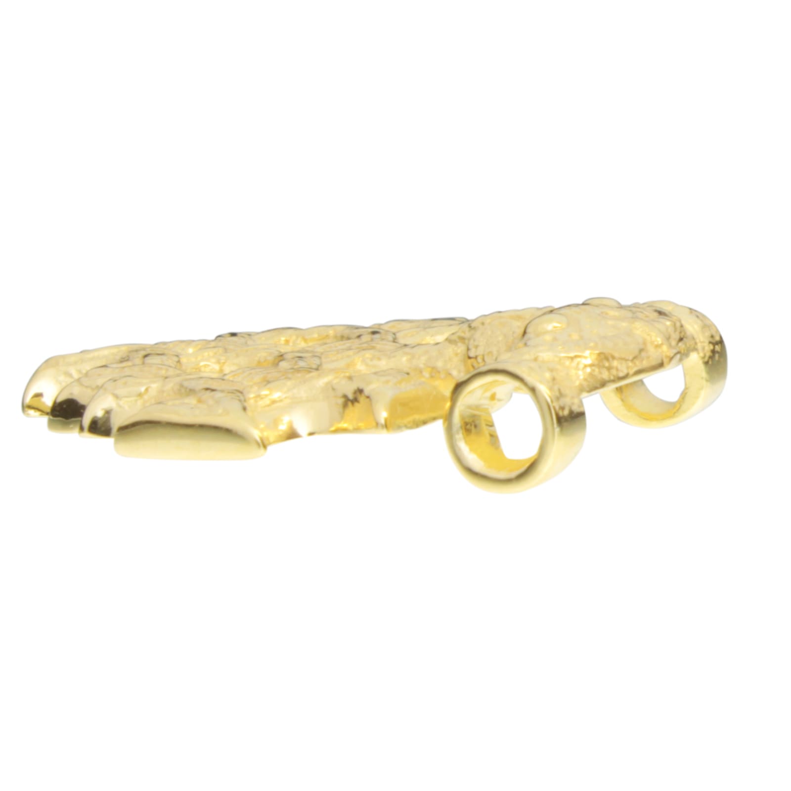 OSTSEE-SCHMUCK Kettenanhänger »- Gleiter-Hiddensee 30 x 28 mm - Silber 925/000, vergoldet -,«