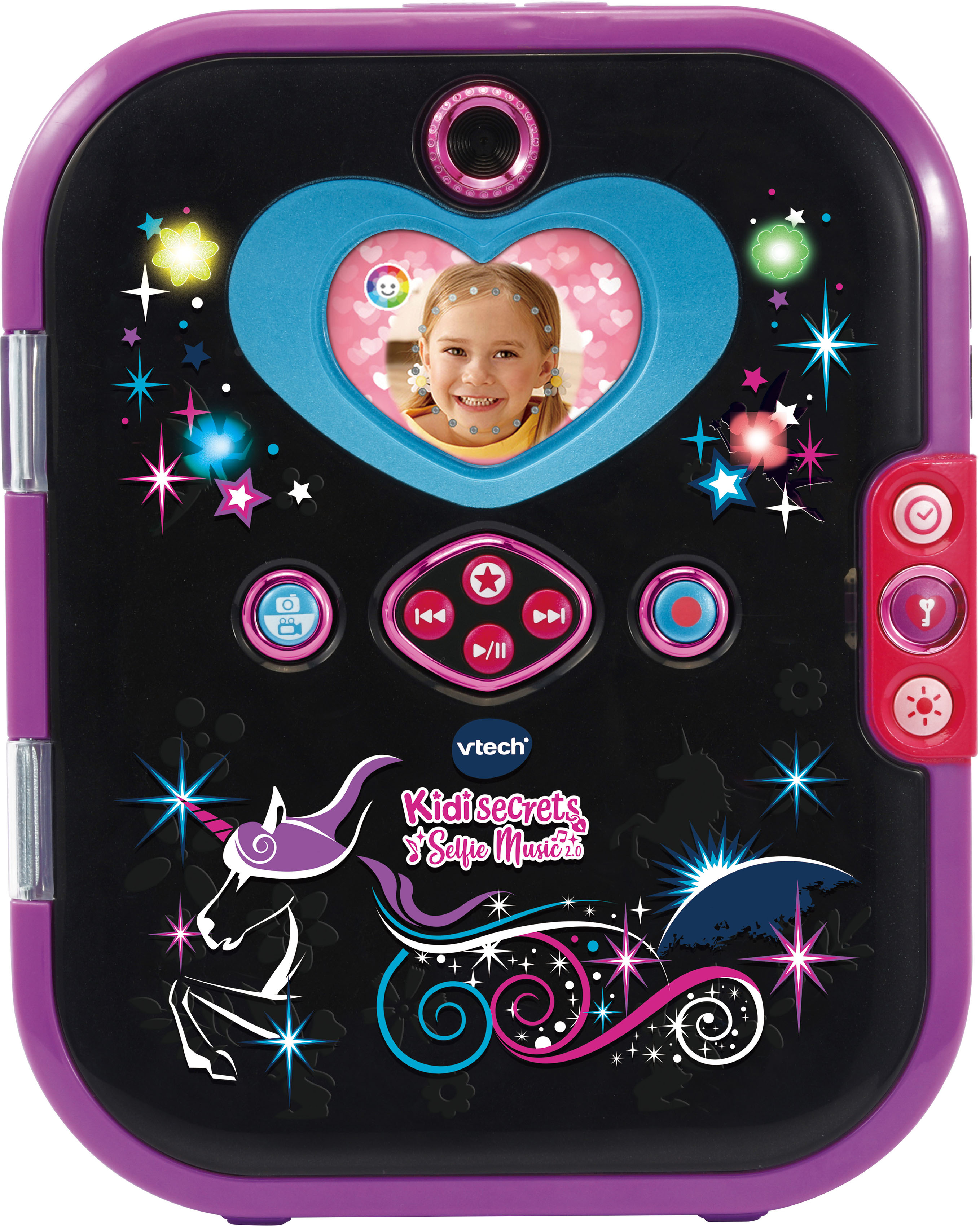 Elektronisches Tagebuch »Kiditronics, KidiSecrets Selfie Music 2.0, black«